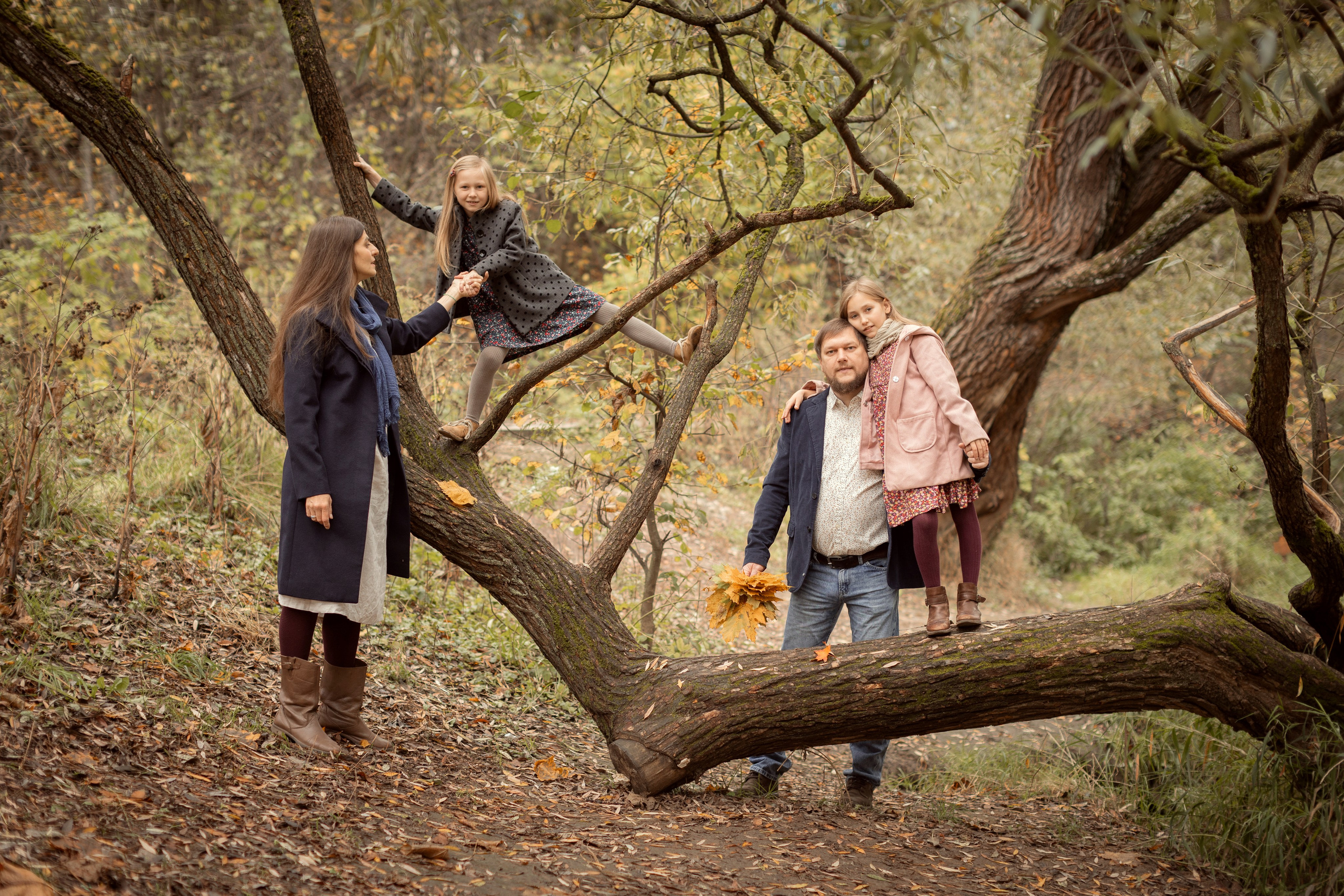Осенняя прогулка. Детский и семейный фотограф Зоя Павкина