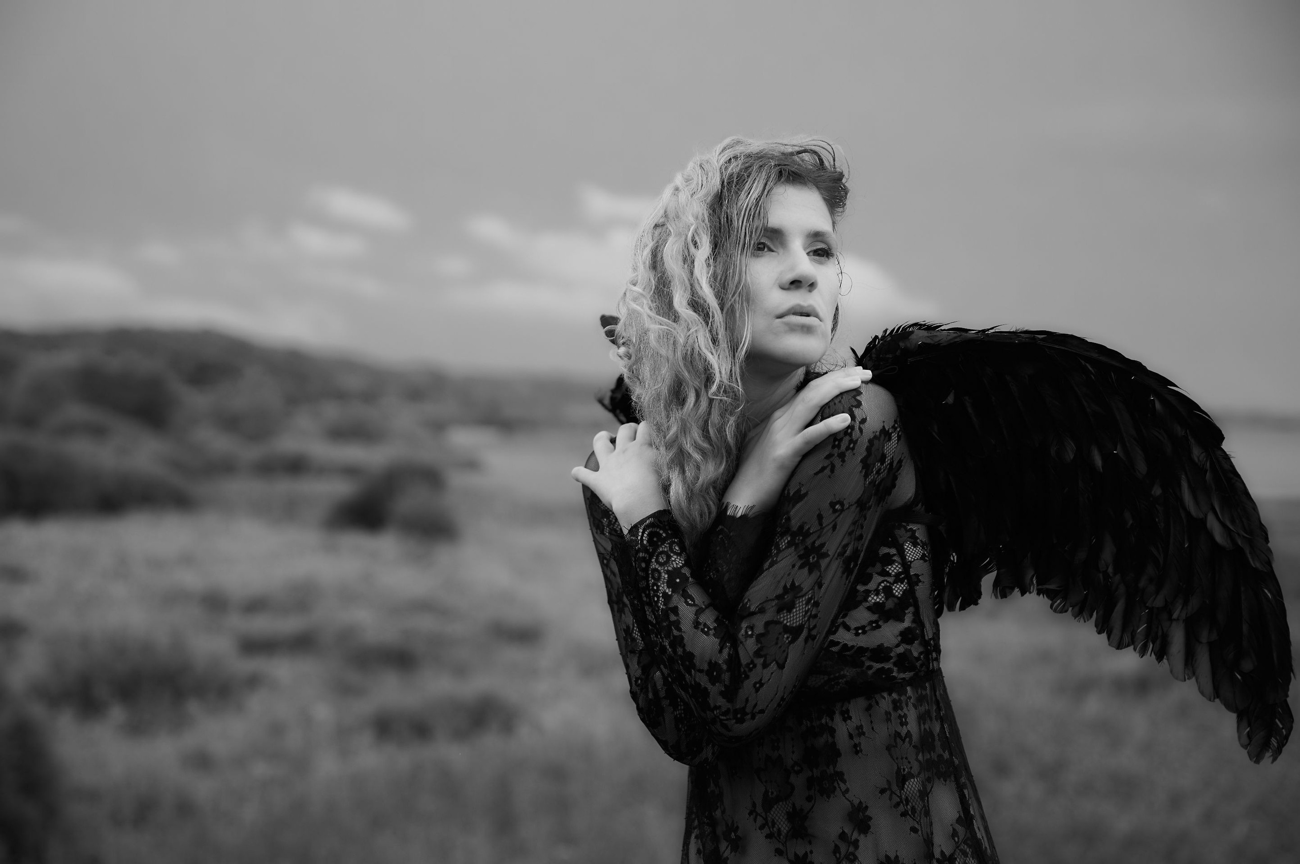 Черный ангел / Black angel. Профессиональный фотограф Марина Кургачева