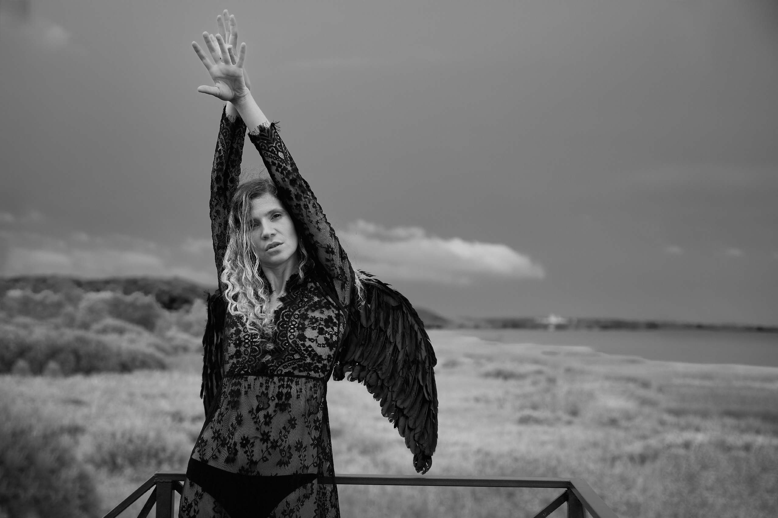 Черный ангел / Black angel. Профессиональный фотограф Марина Кургачева