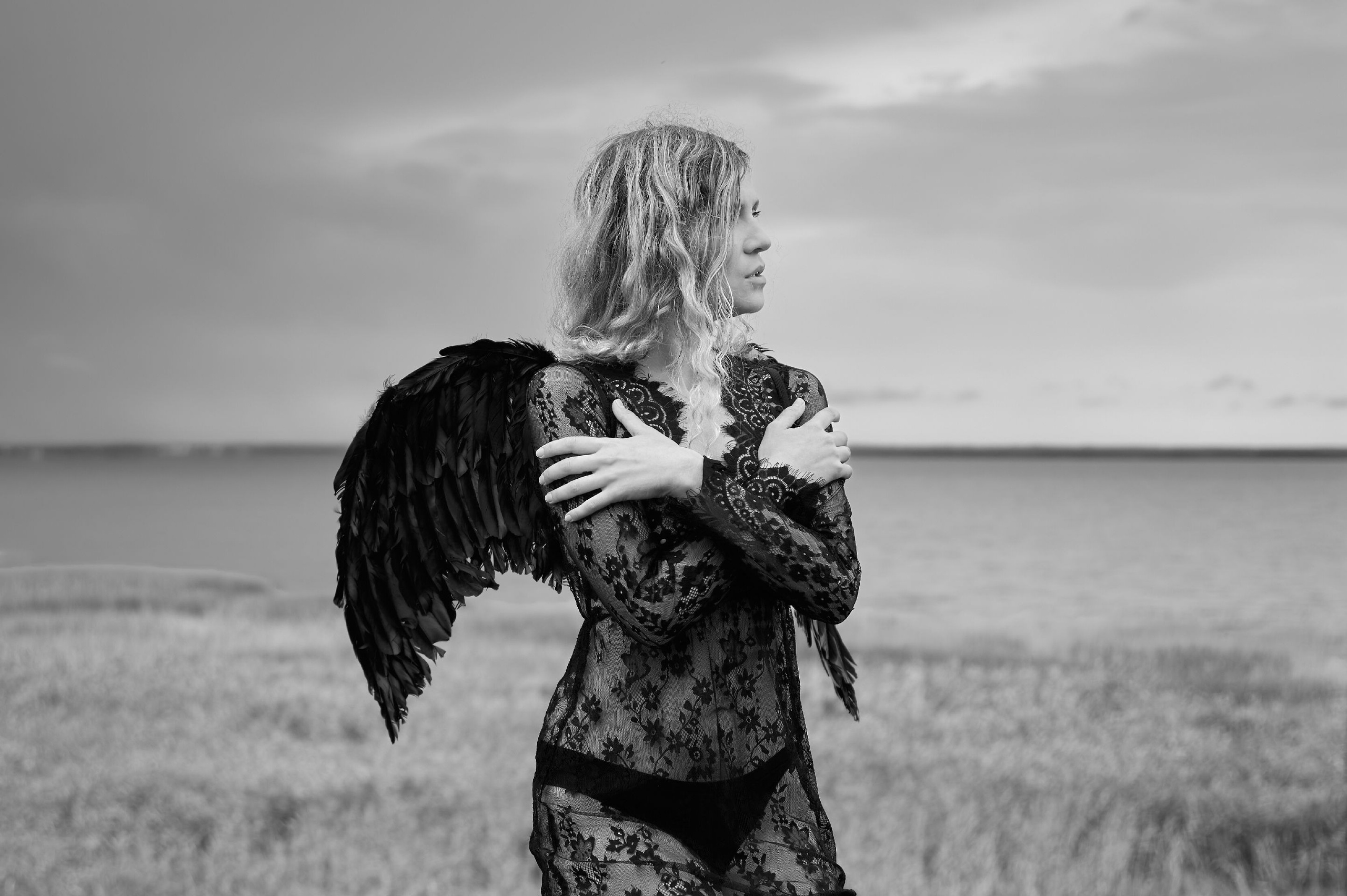 Черный ангел / Black angel. Профессиональный фотограф Марина Кургачева