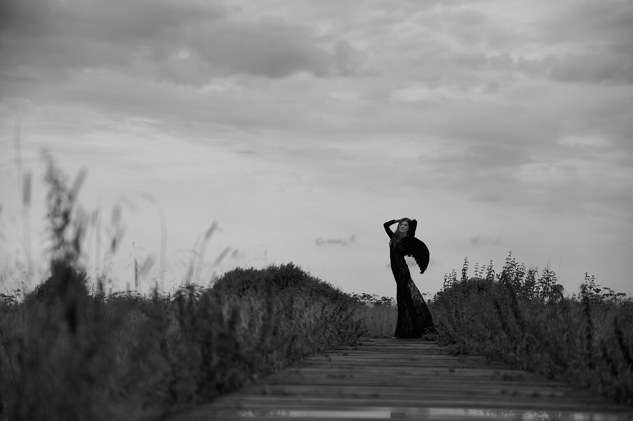 Черный ангел / Black angel. Профессиональный фотограф Марина Кургачева