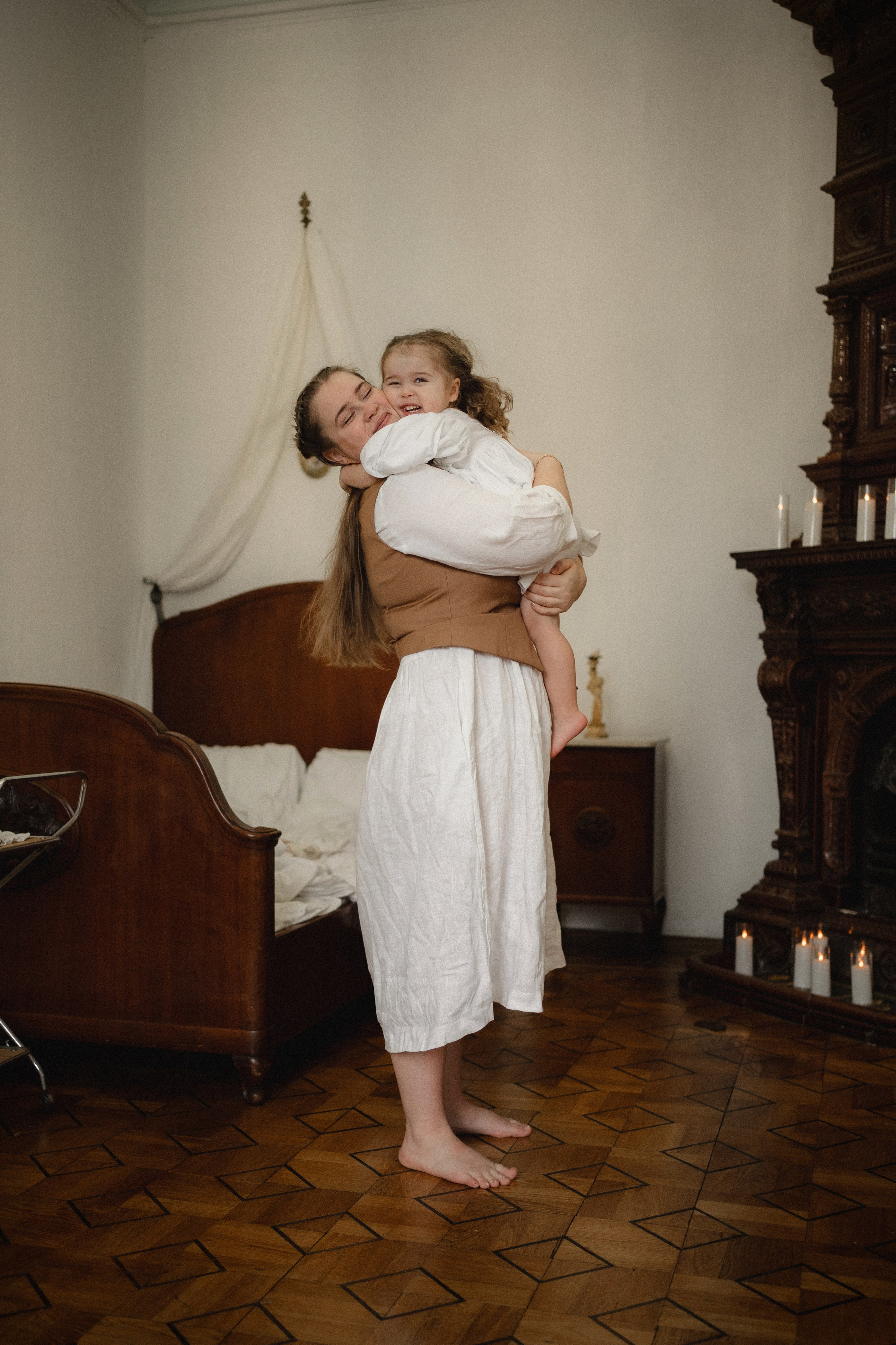 Винтажная фотосессия с дочкой. Семейный фотограф в Москве и в Домодедово Екатерина Патракова