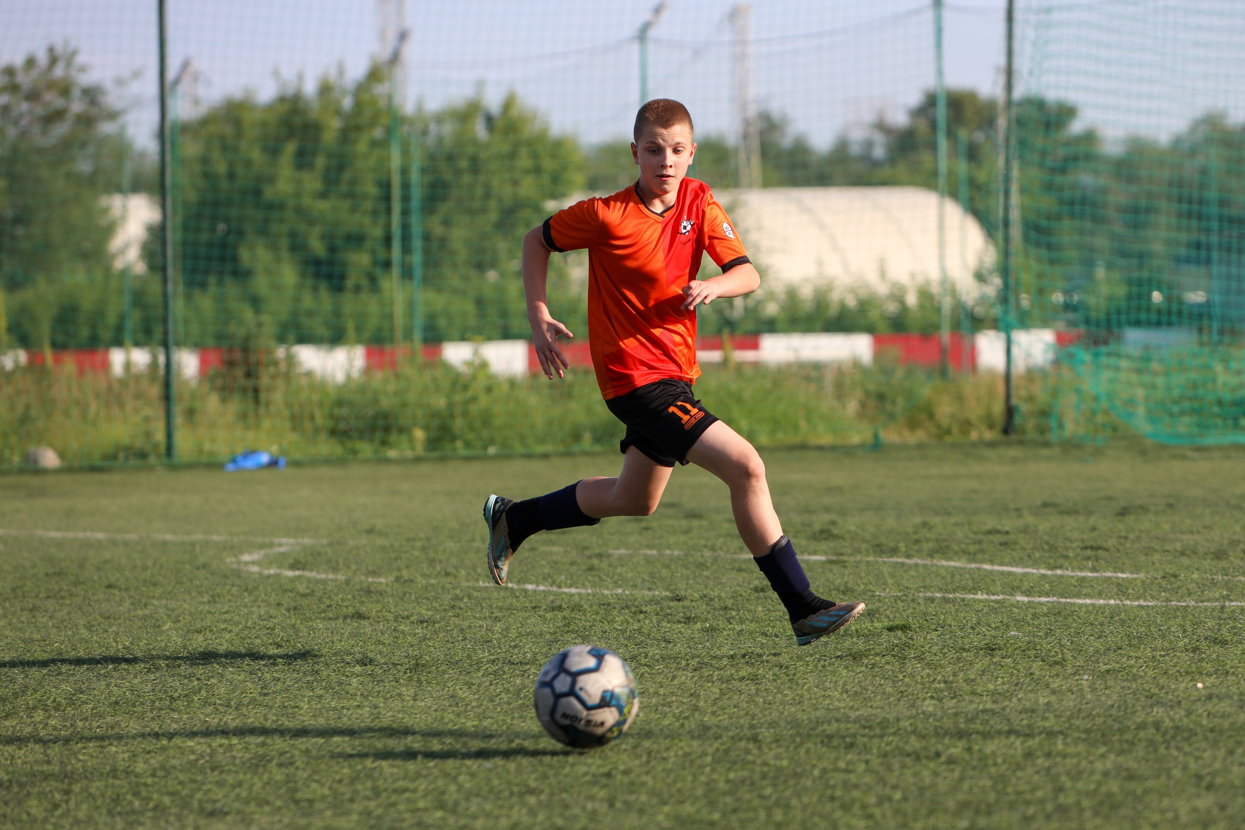 Кинель — Виктория Унион. Чемпионат СФПЛ. Молодежная футбольная лига U-15. Спортивный фотограф в Самаре