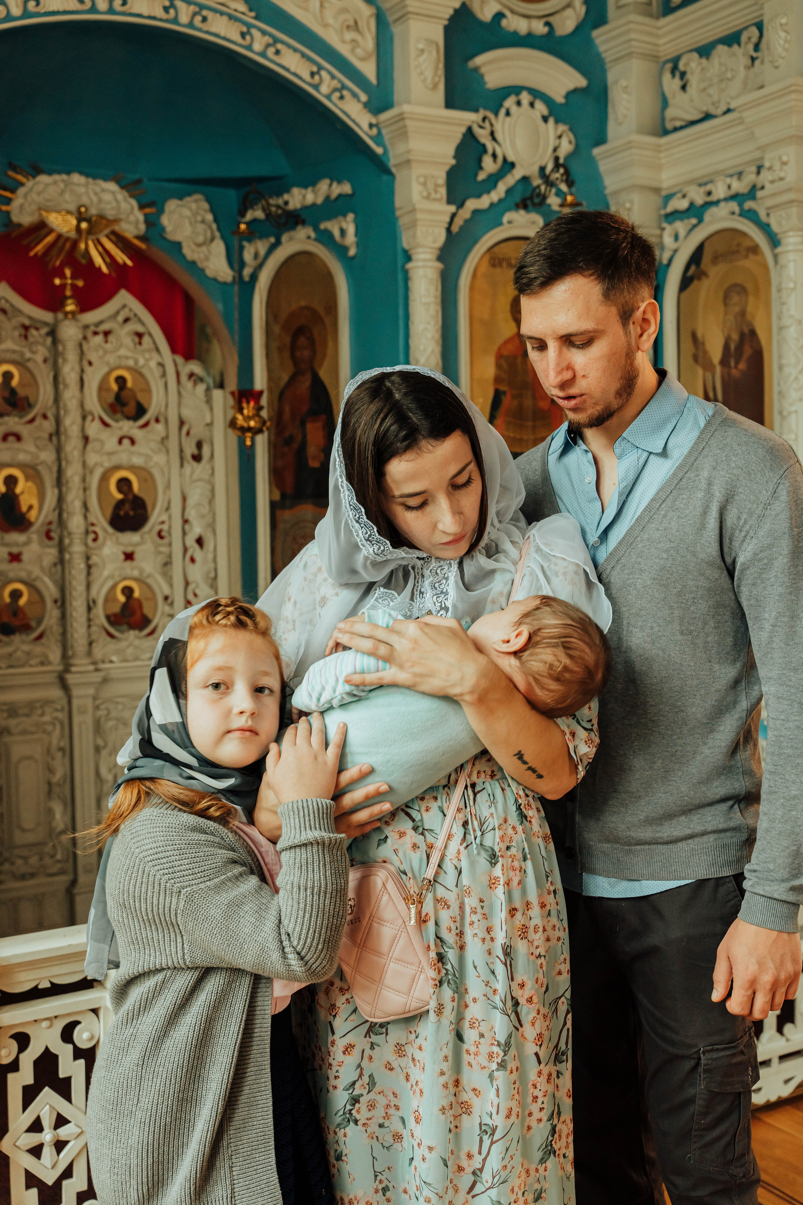 Крещение Никиты. Фотограф Елизавета Савина