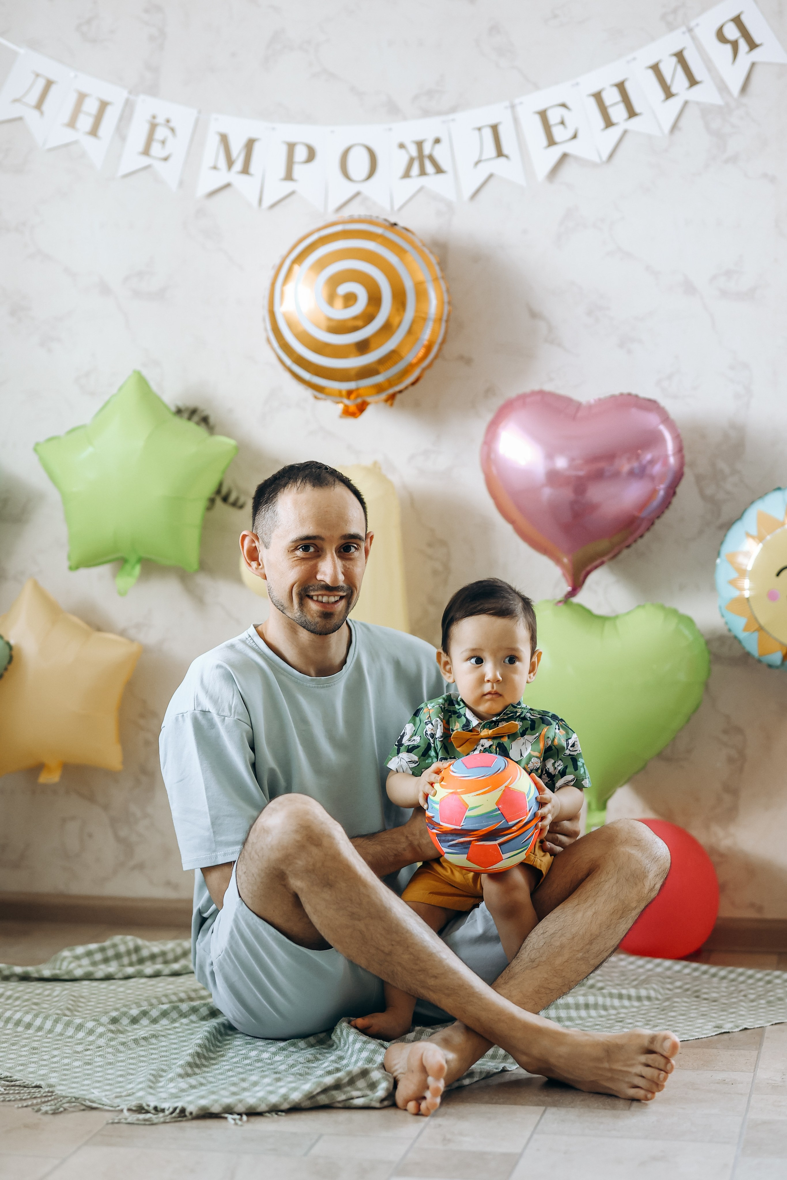 Годовасие маленького львенка. Детский фотограф в Дубне и Кашине Елена Карпушина