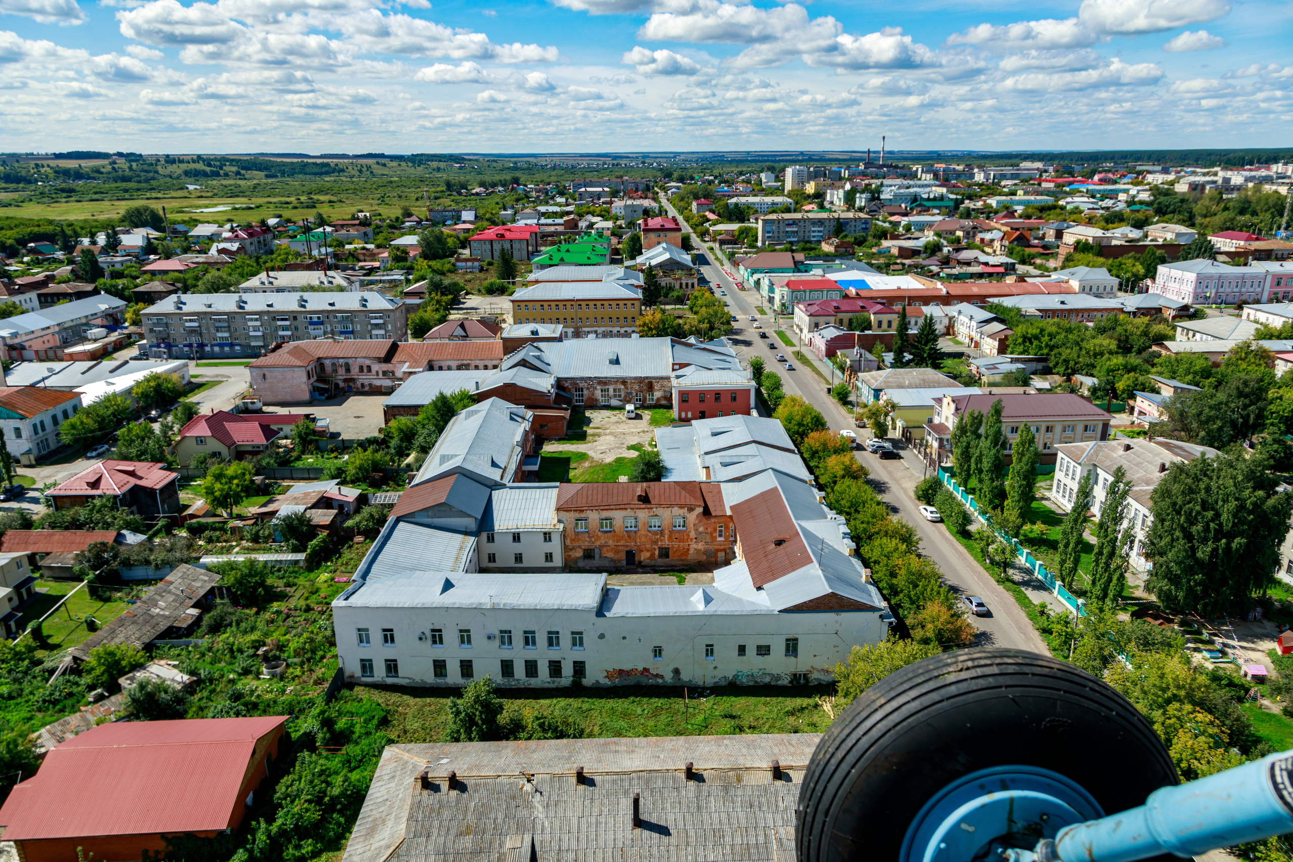 Город с высоты птичьего полёта. Фотограф Андрей Гузеев