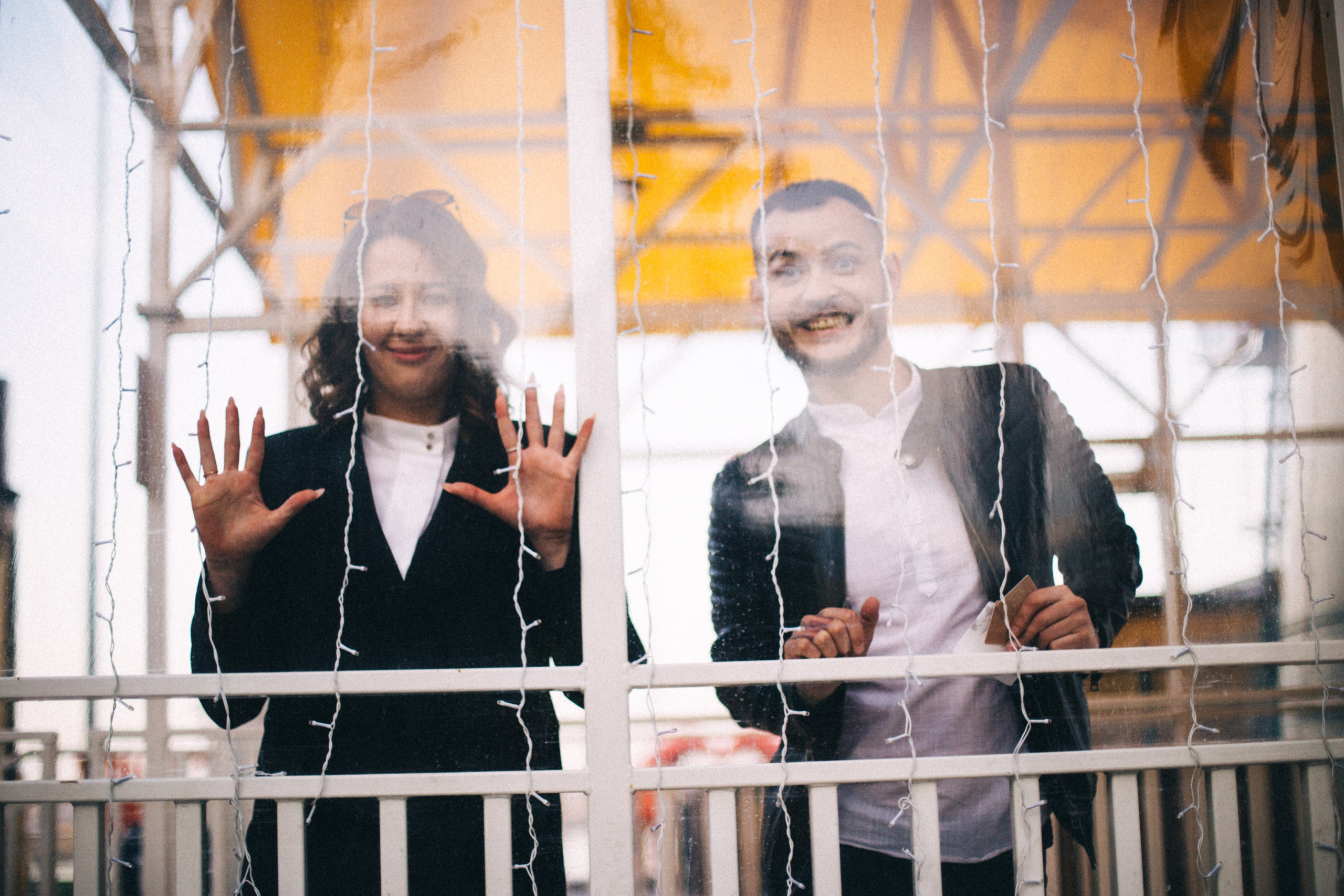 У Колеса обозрения. Фотограф в Нижнем Новгороде