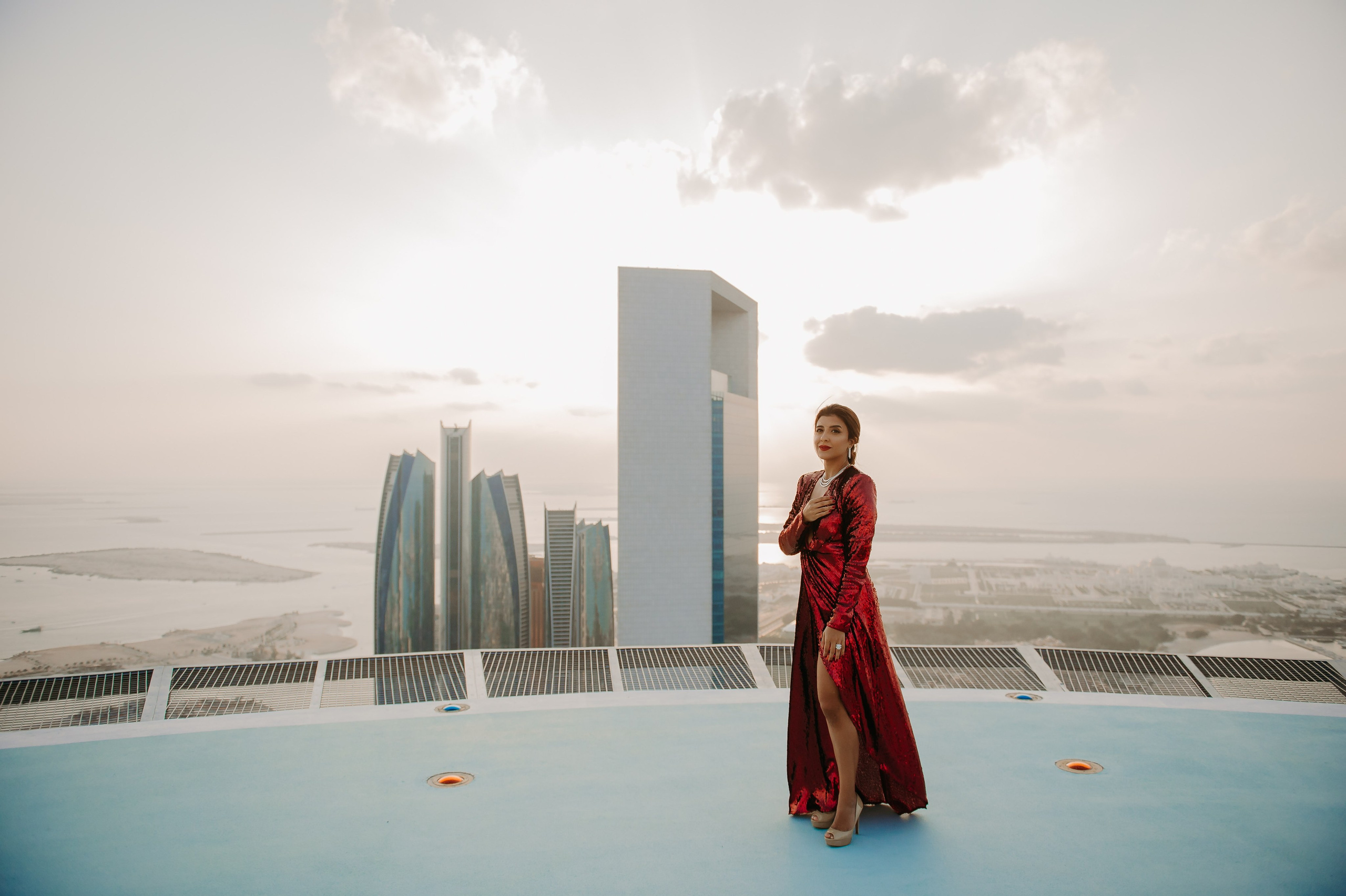 Love Story на высоте (Абу Даби). Фотограф в Москве и Санкт-Петербурге Дарина