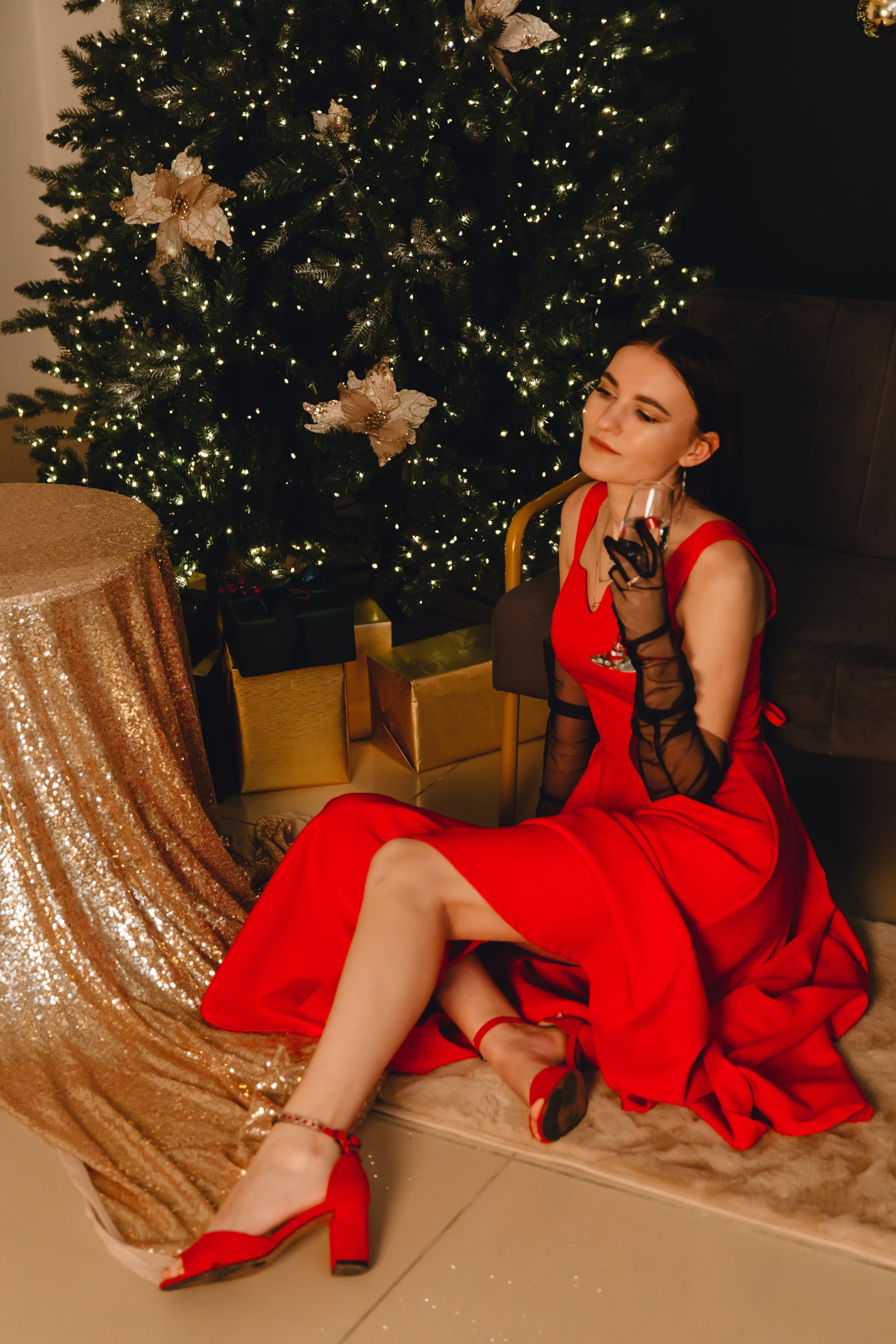 Лера. Индивидуальная новогодняя фотосессия. Фотограф во Владивостоке. Юрганова Анна