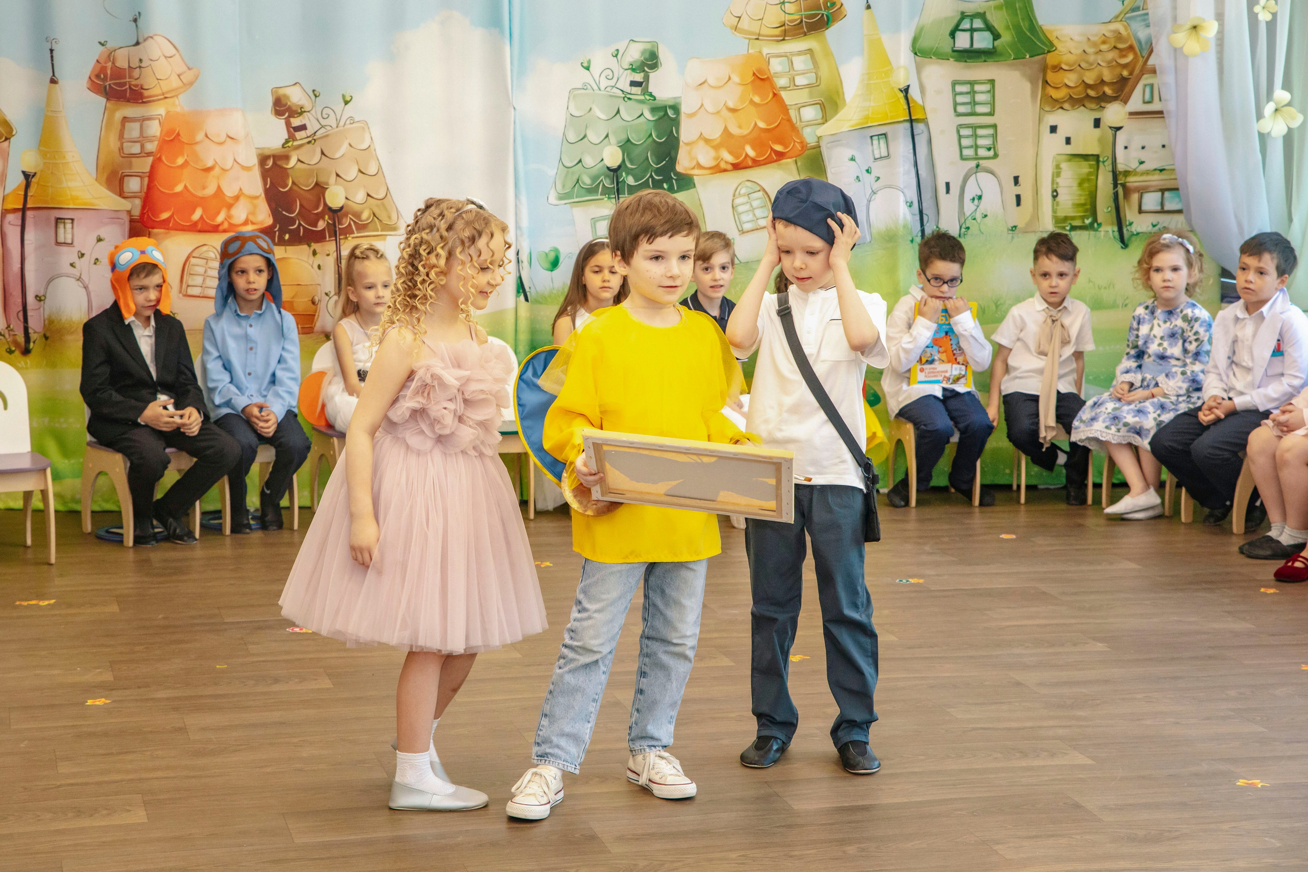 Выпускной в детском саду Маргаритка Курчатовская школа. Фотограф в Москве Яна Полосина