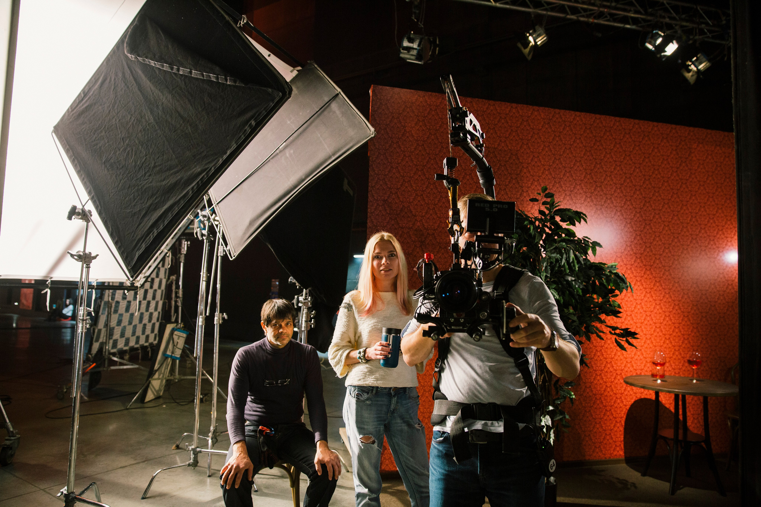 ФК Би-2 & Лиза Громова Мосфильм. Ольга Пилант. АРТ, бэкстейдж, свадебная и семейная фотография, городской портрет, интерьерная фотография