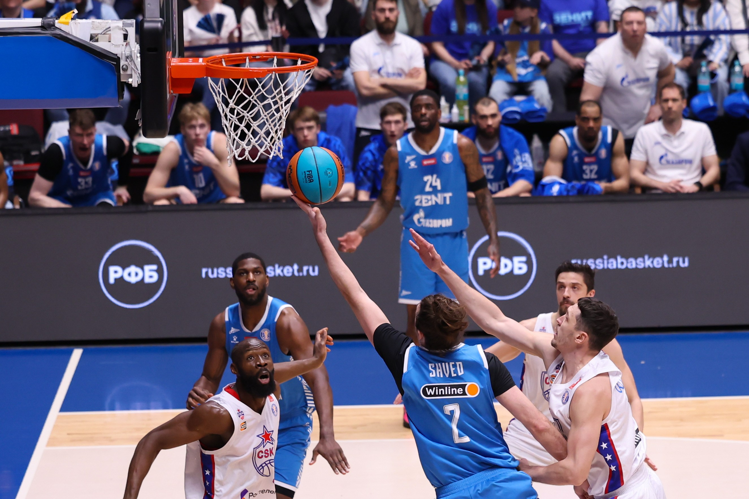 БК «Зенит» — ПБК «ЦСКА» финал ЕЛ ВТБ 5 игра 06.06.2025. Спортивный и репортажный фотограф Антон Тереханов