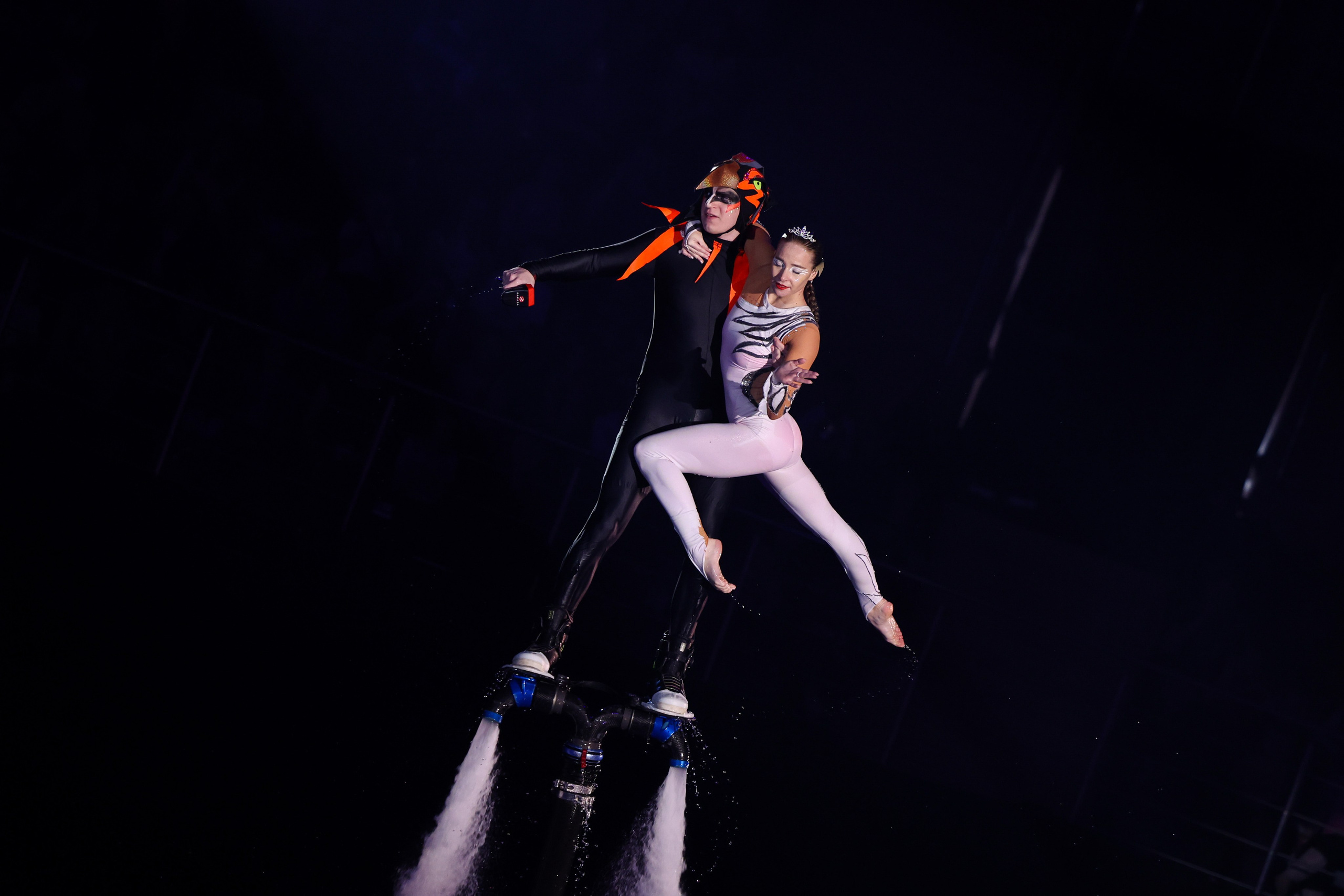 «Сказка о царе Салтане» спектакль на воде 30.12.2025. Спортивный и репортажный фотограф Антон Тереханов