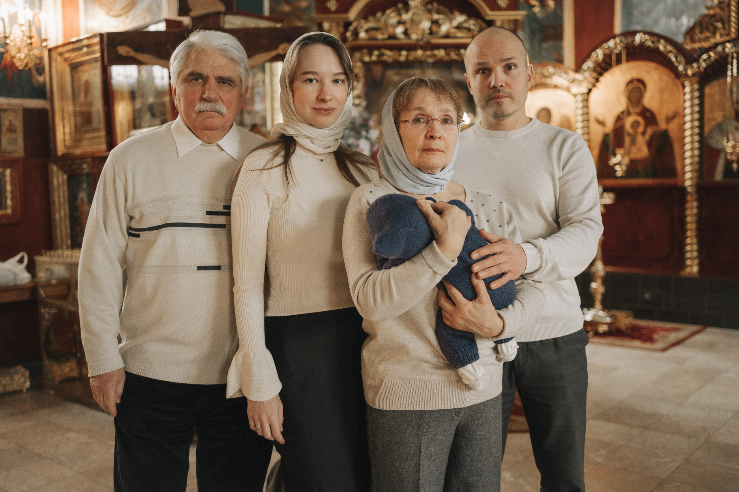 Крещение Александра. Семейный фотограф в Москве Валерия Ходько