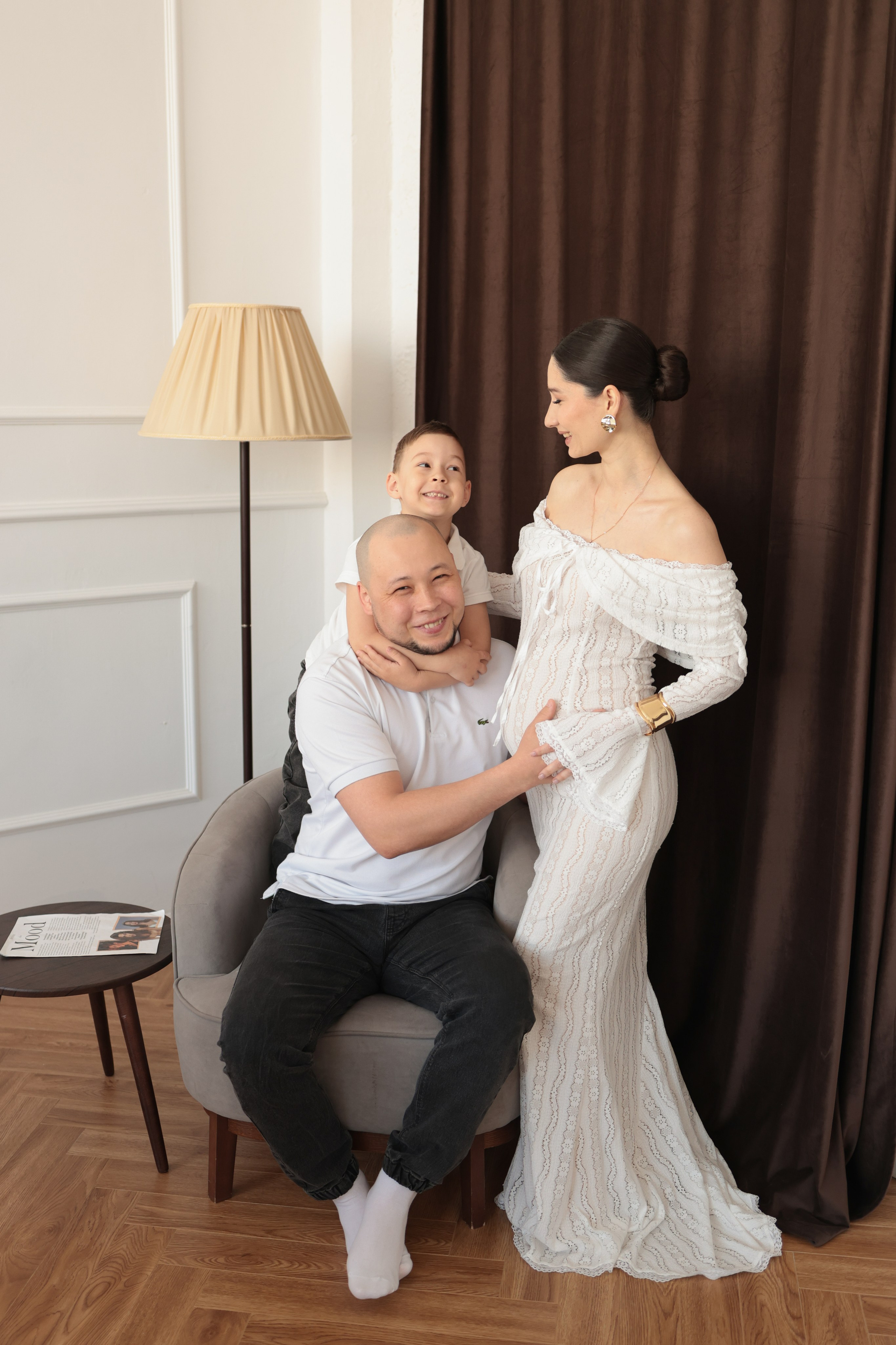 Семейная фотосессия в ожидании. Фотограф Ксения Стужина