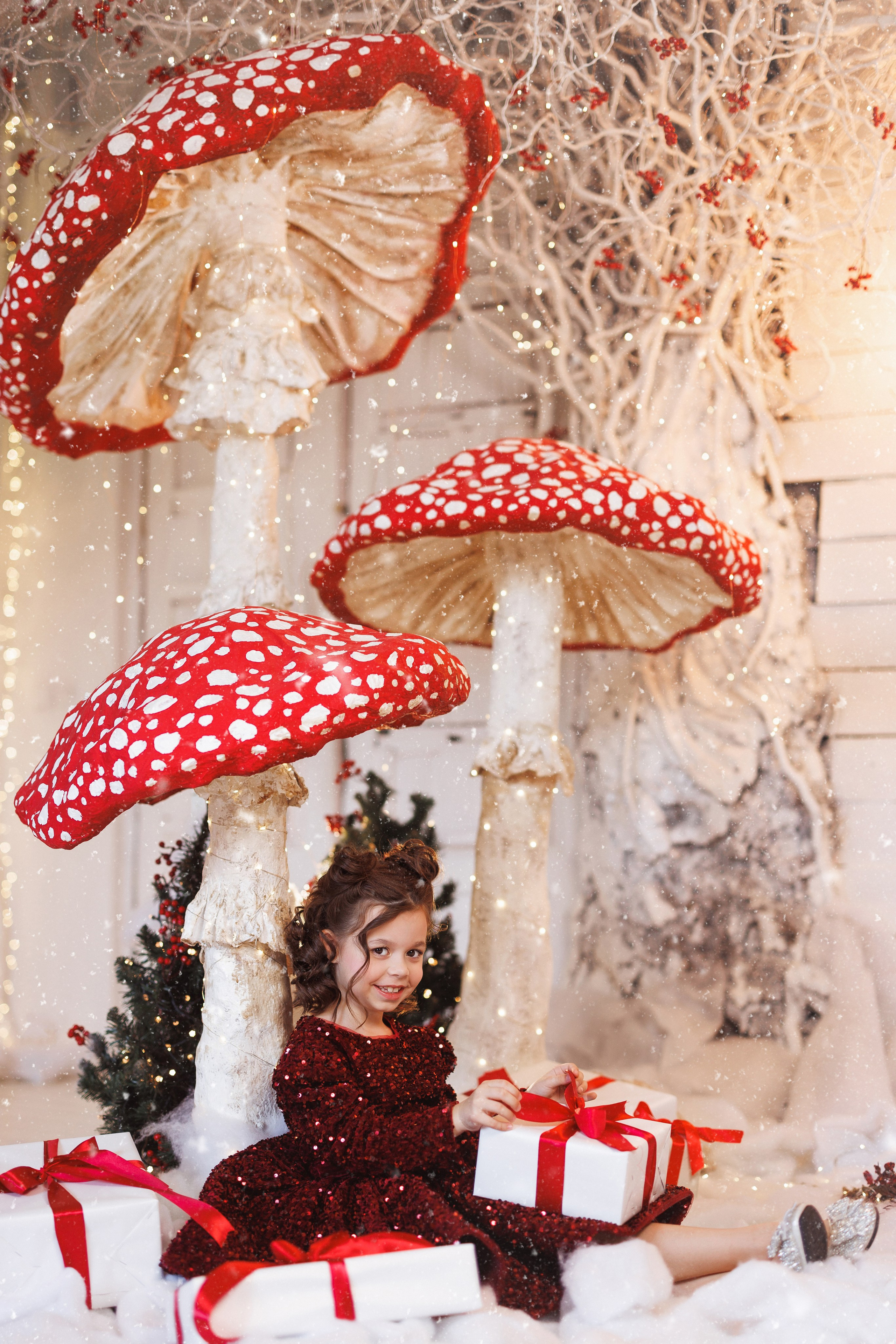 Детская новогодняя фотосессия в фотостудии «Alice», город Краснодар. Семейный и детский фотограф в Краснодаре Анна Трашкова