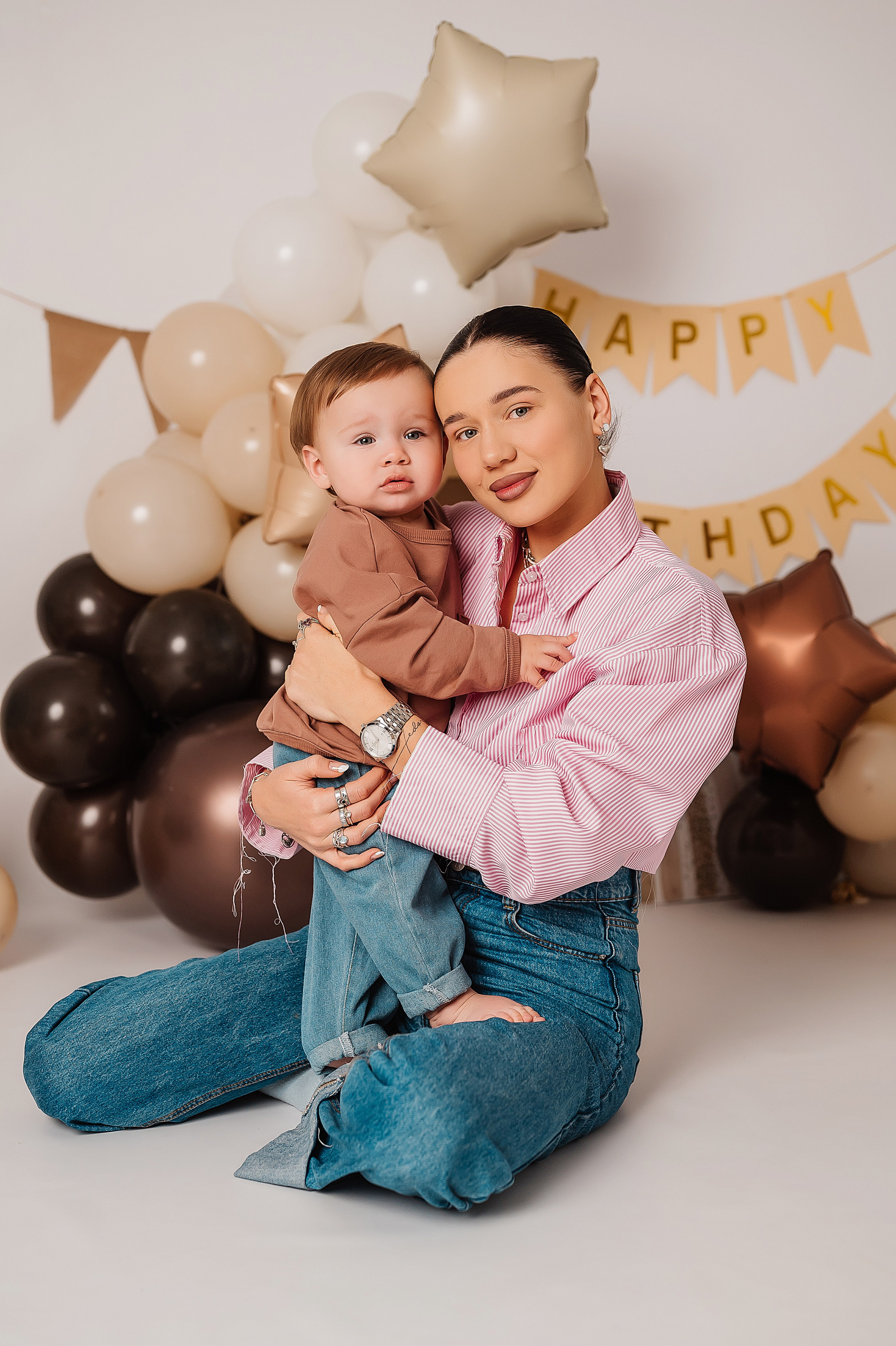 Федору 1 годик. Детский и семейный фотограф в Красноярске. Фотосессии новорожденных малышей до 1 месяца