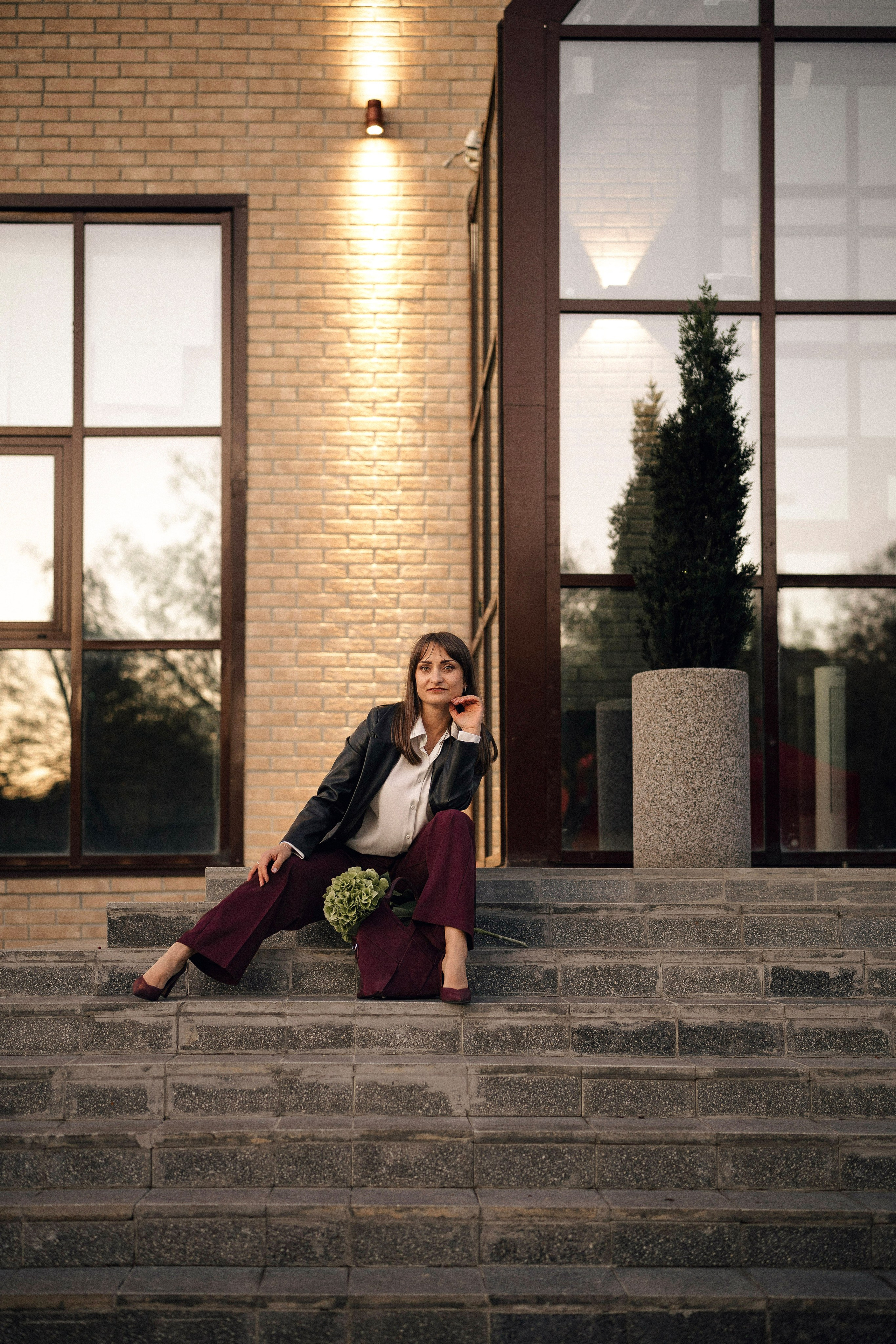 Натали с гортензией. Портретный, семейный и свадебный фотограф в Нарьян-Маре