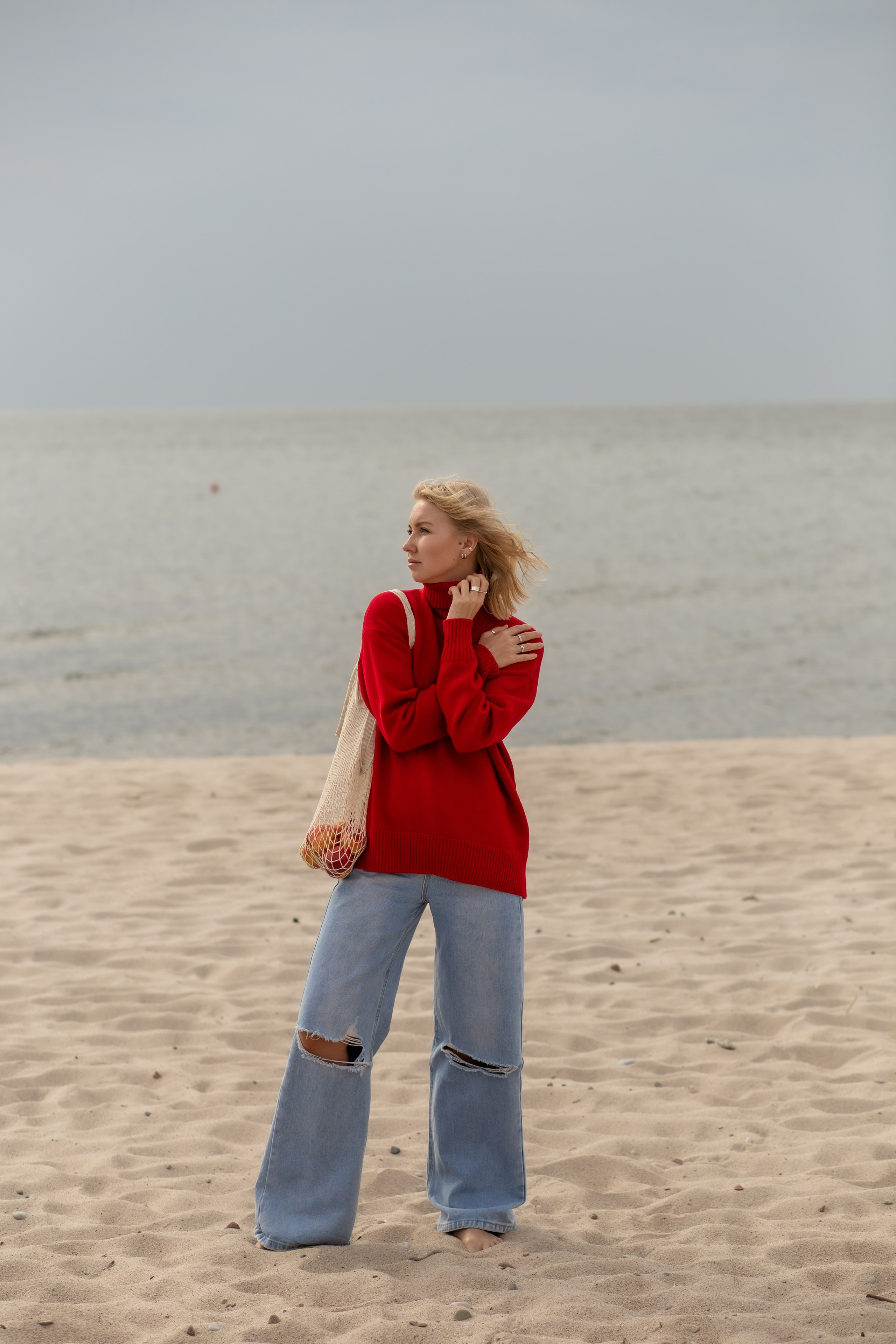 Вера в Янтарном. Перед дождем. Фотограф в Калининграде Решетникова Алина