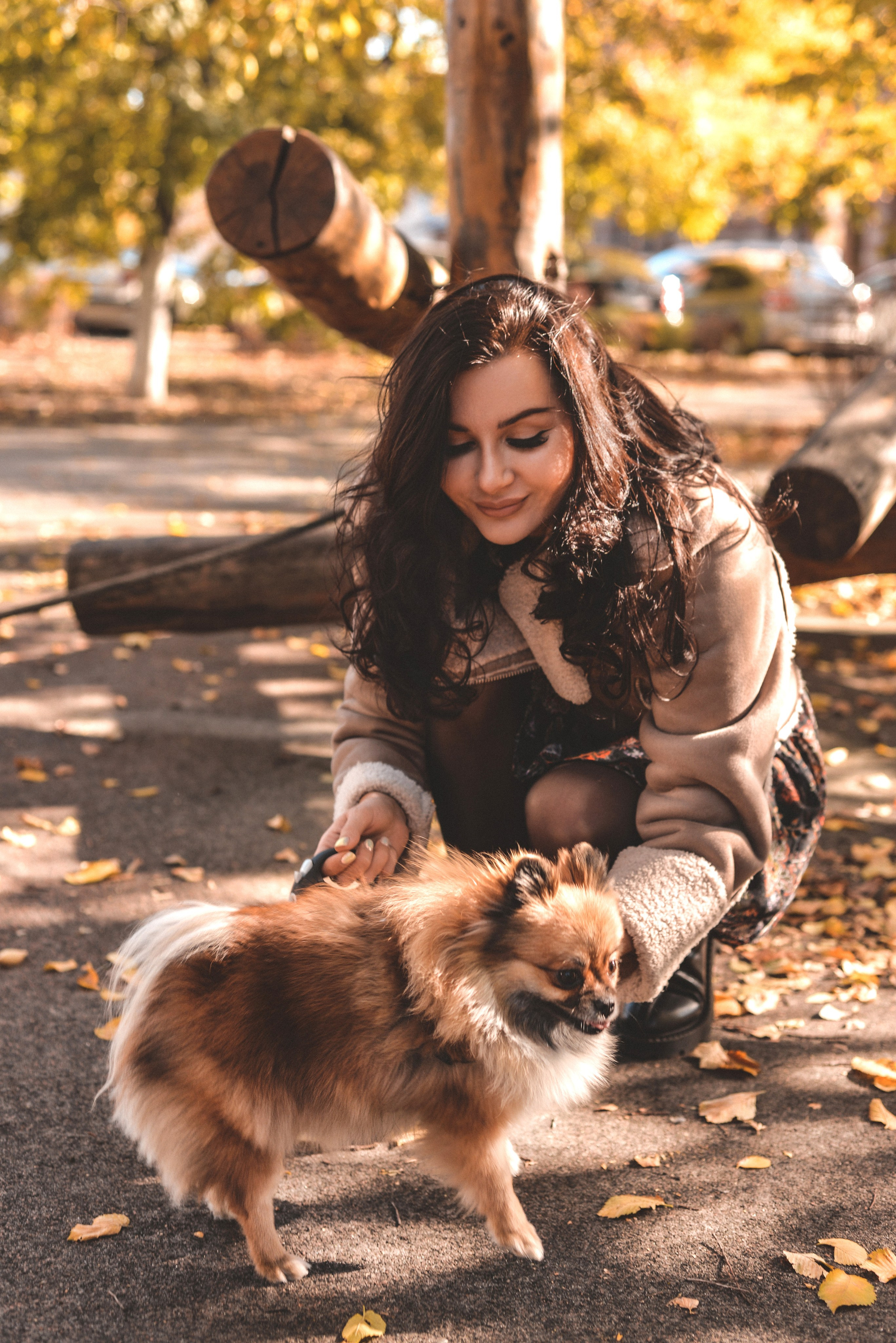 Алина с Кнопкой прогулка. Семейный и свадебный фотограф Галина Абакумова, фотосессии в Белгороде