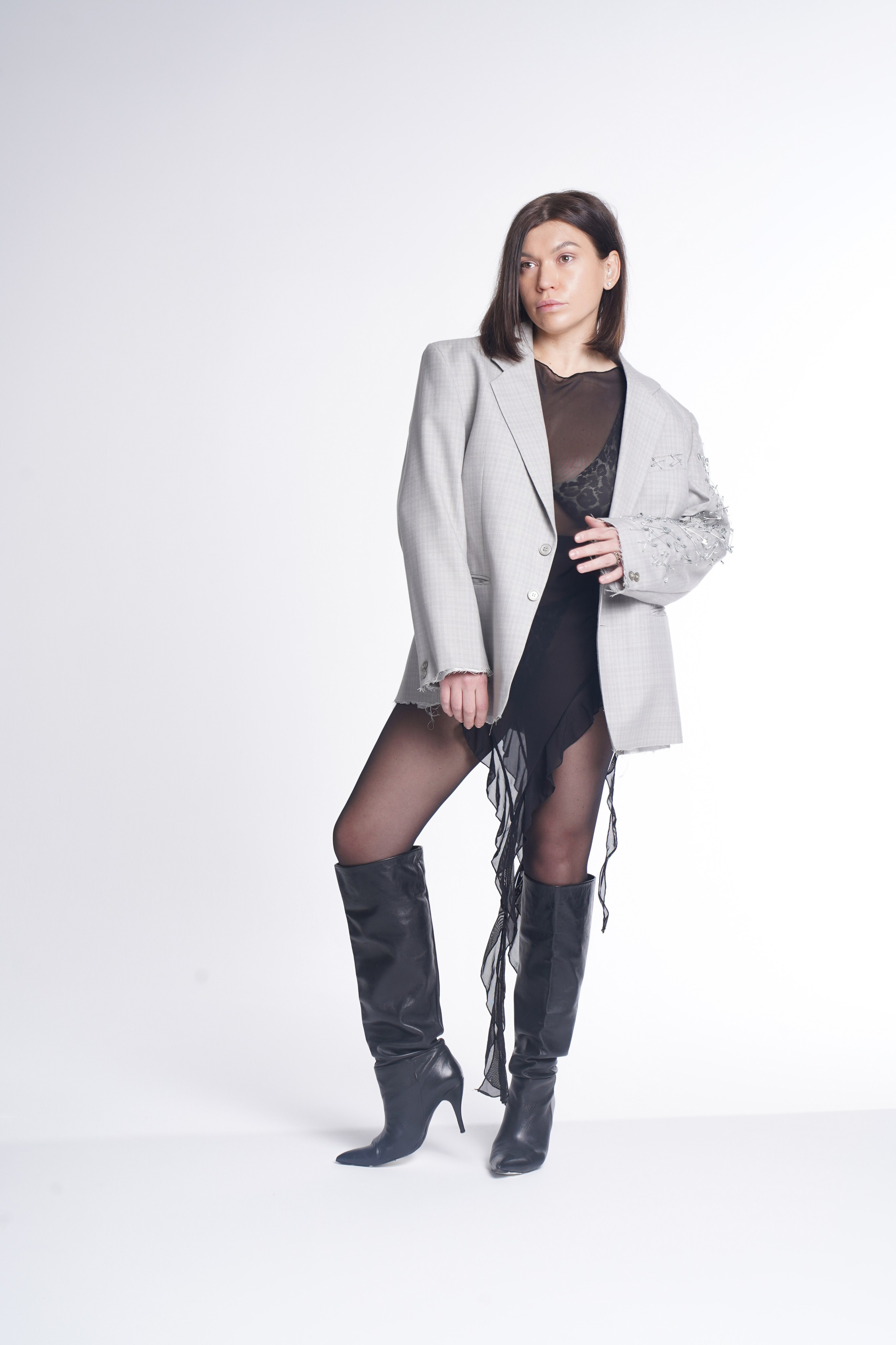 Фото на циклораме. Фотостудия СМЕНА. Анна, фотограф Москва, Зеленоград