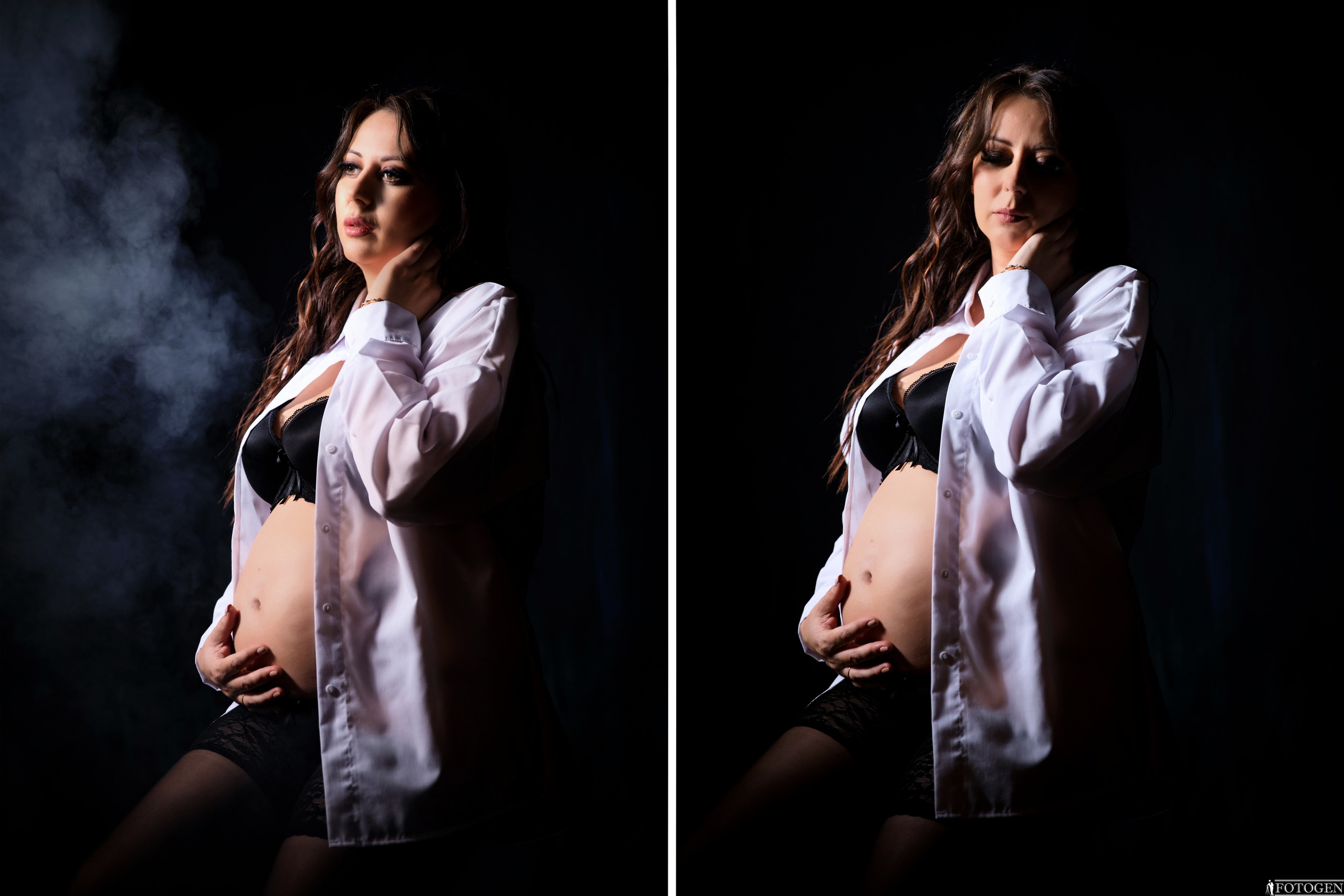Фотосессия для беременных в интерьерной фотостудии «Fotogen» г. Краснодар -  «Буду мамой». Будущая мама. Фотография 2.