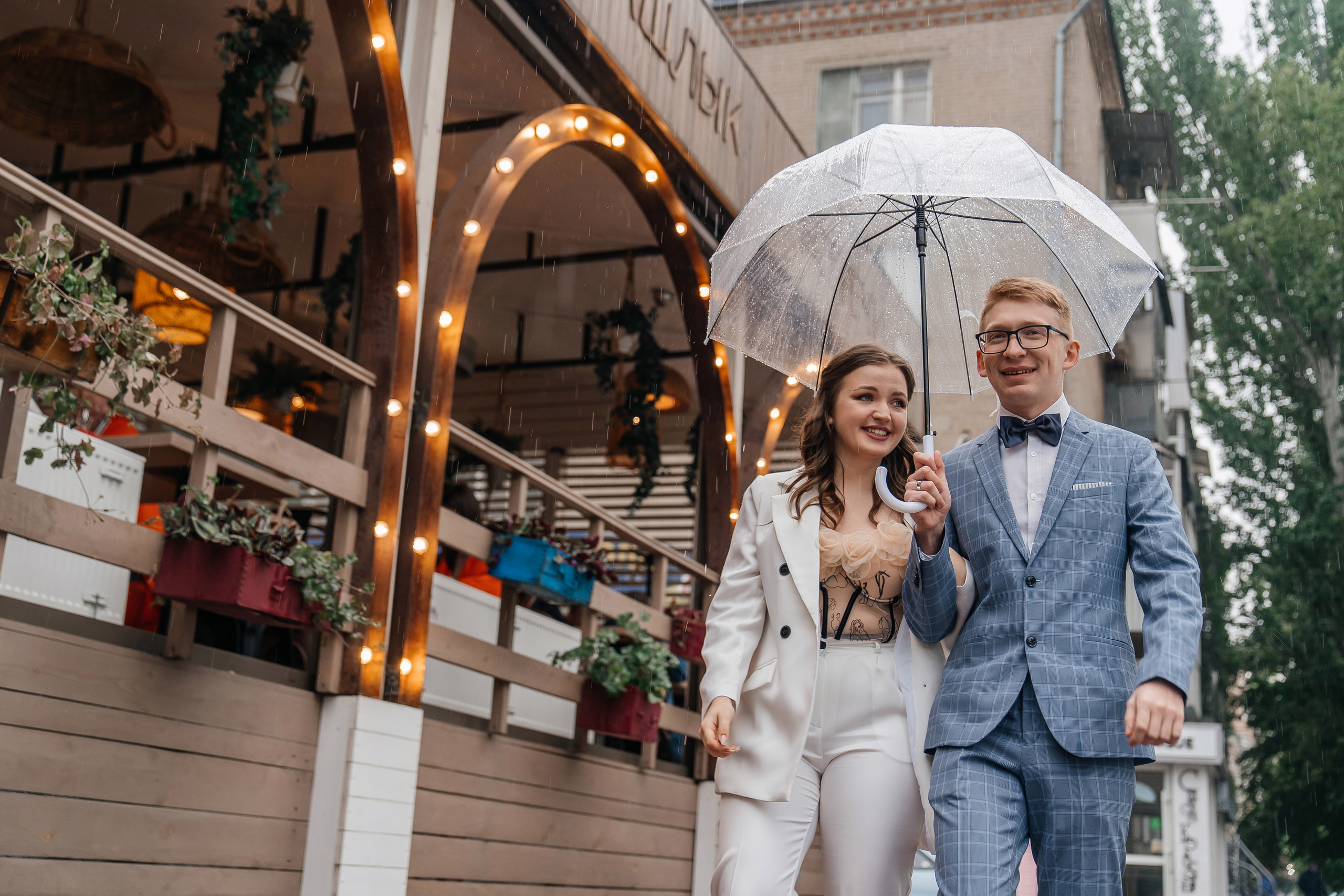 Андрей и Елизаветта прогулка в дождь. Lokos.pro Ник Соколов Фото и Видео Москва/Ростов-на-Дону