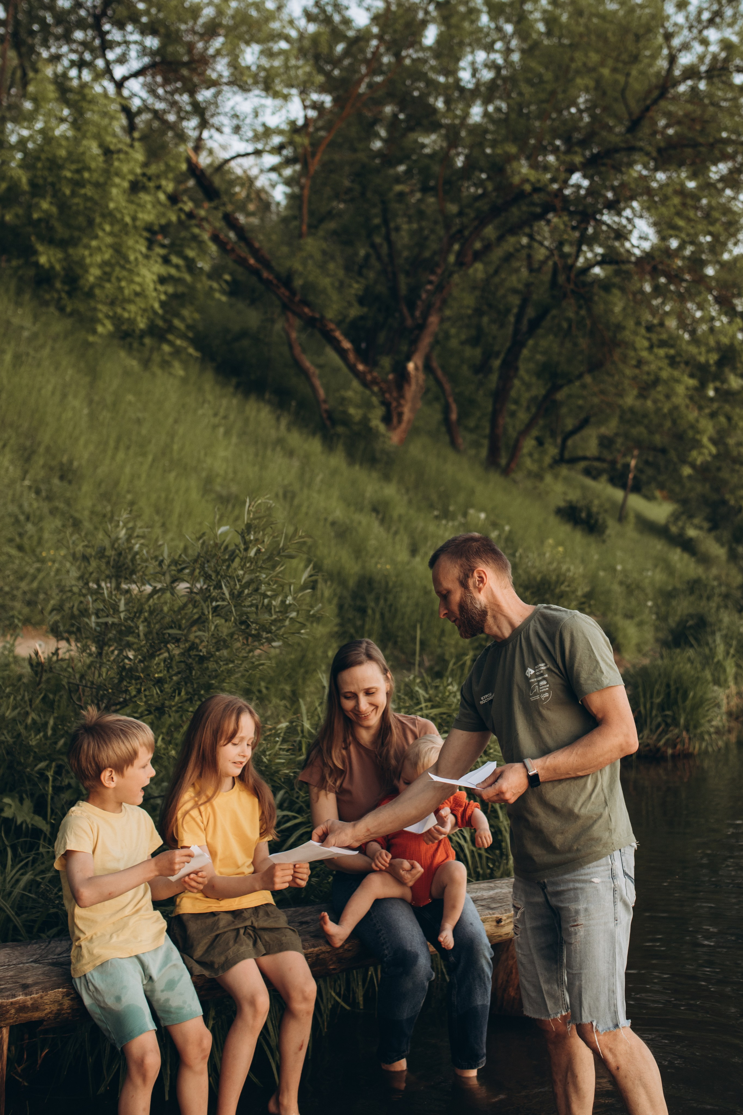 Саша, Петя, Маня, Веня и Яся. Фотограф Людмила Оюн