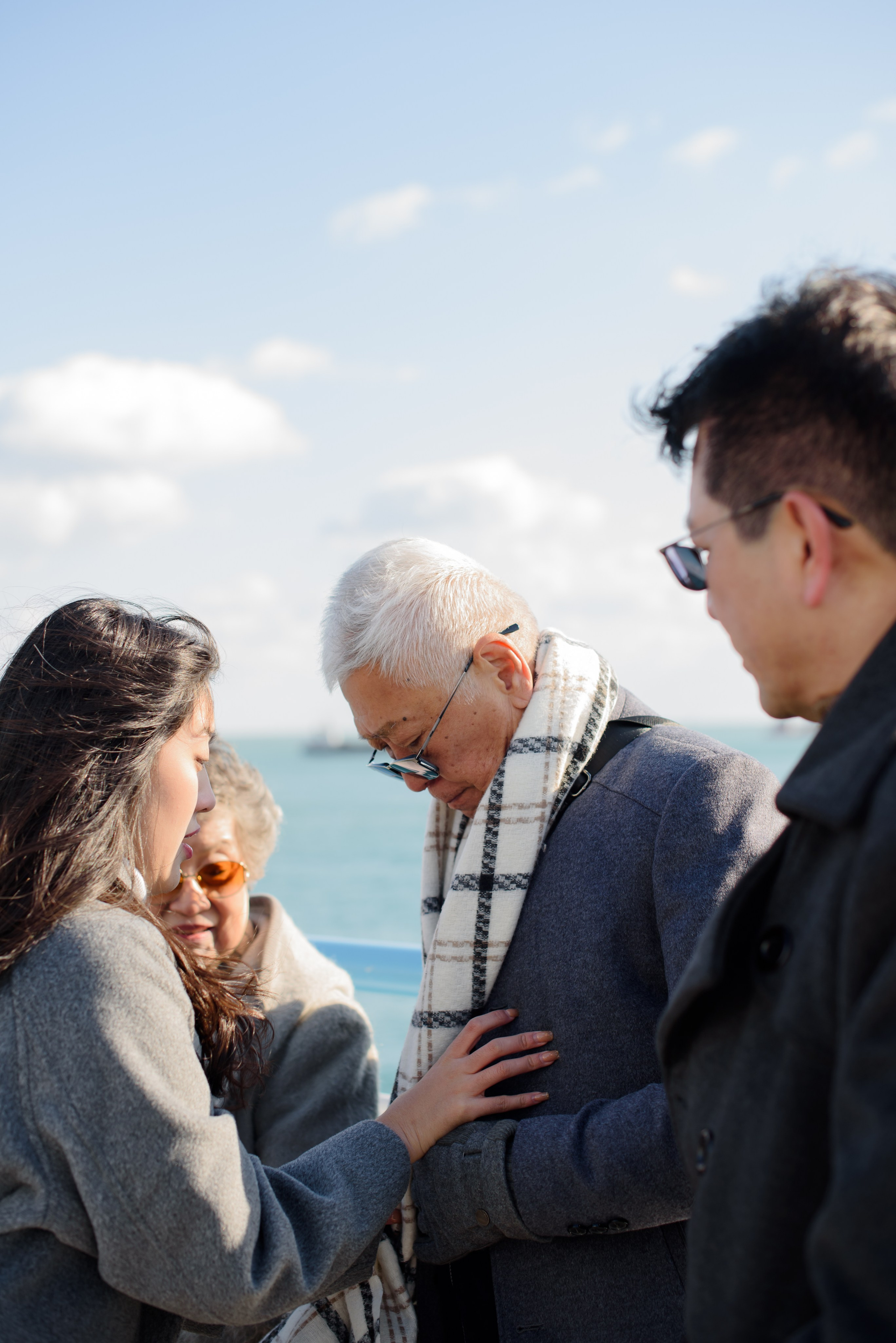 Family photoset on Songdo beach in Busan. Busan photographer | Фотограф Пусан