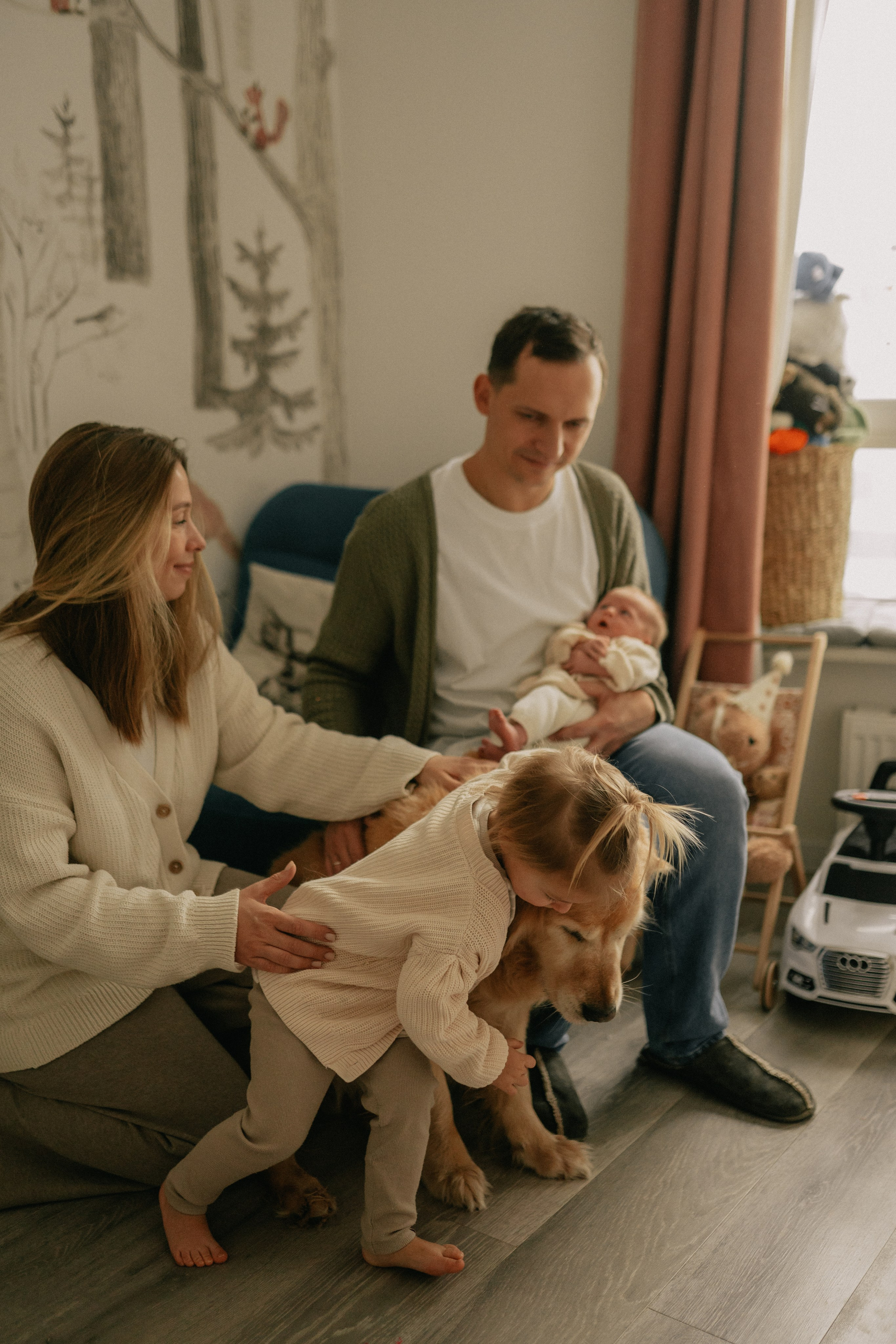 Лена, Игорь, Арина, Агата. Семейный фотограф Москва