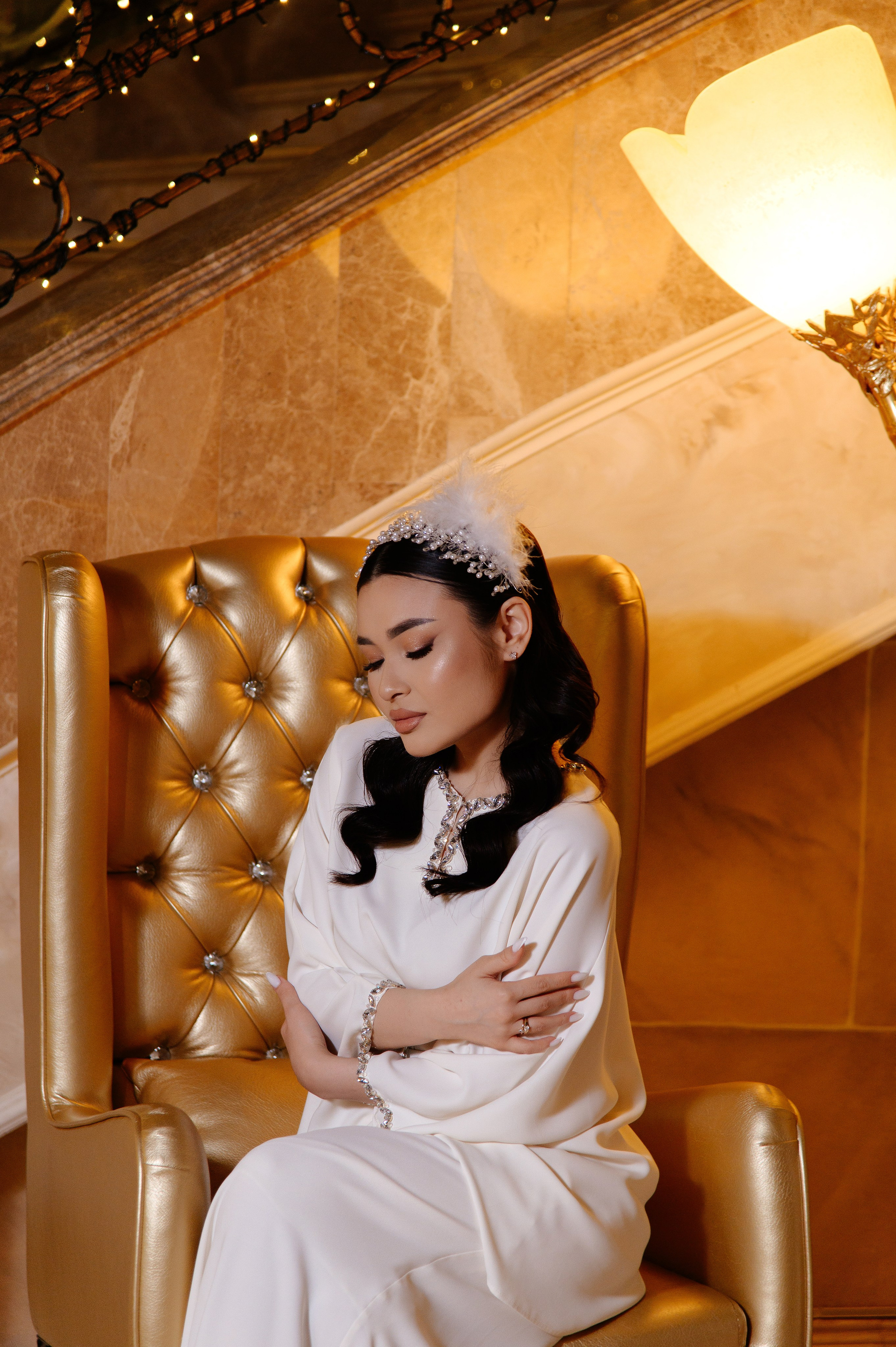 Камила — Сырга салу в Аристе (Караганда). Свадебный фотограф Караганда