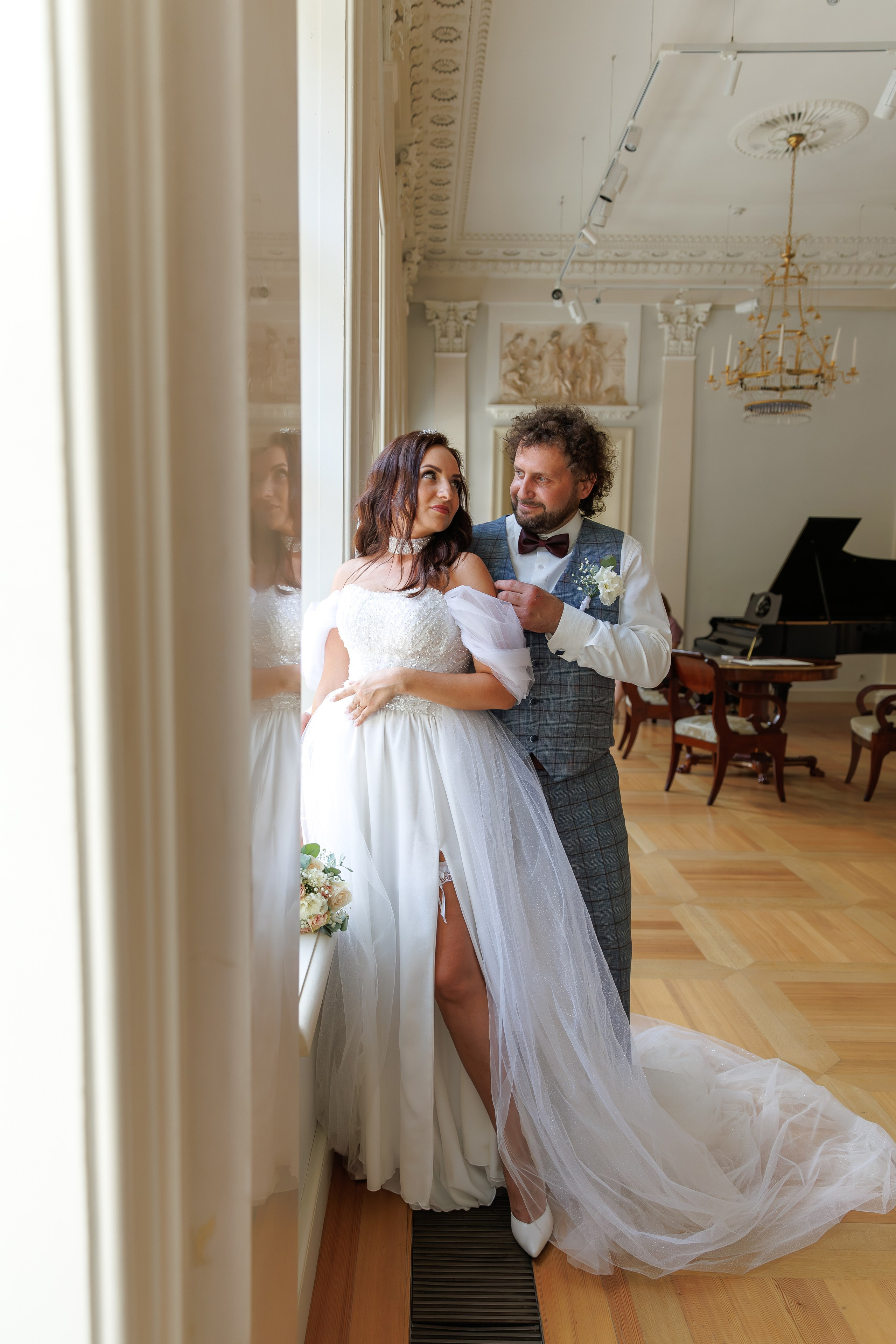 Регистрация брака в усадьбе Муравьевых-Апостолов. Свадебный фотограф Москва и МО Сергей Киржаев