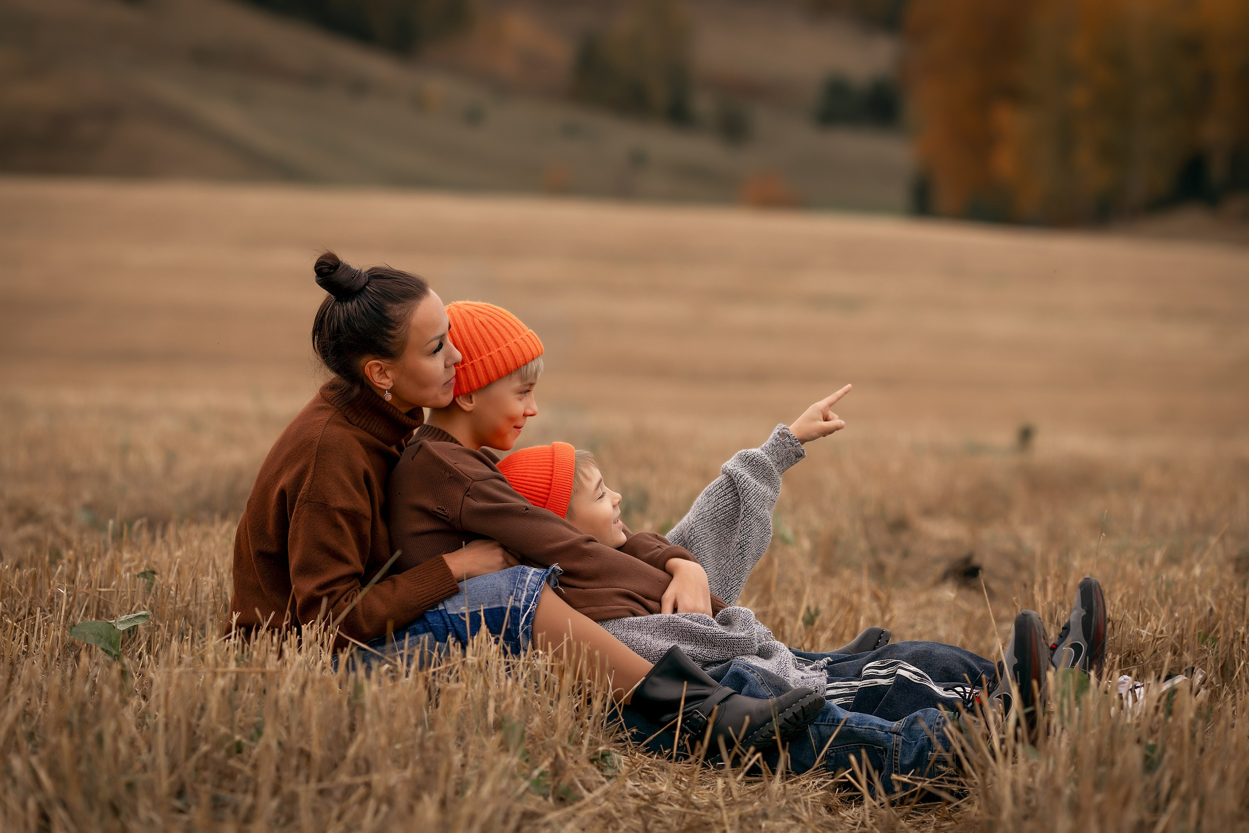 Оранжевое настроение. Детский и семейный фотограф в Красноярске Елена Коровкина