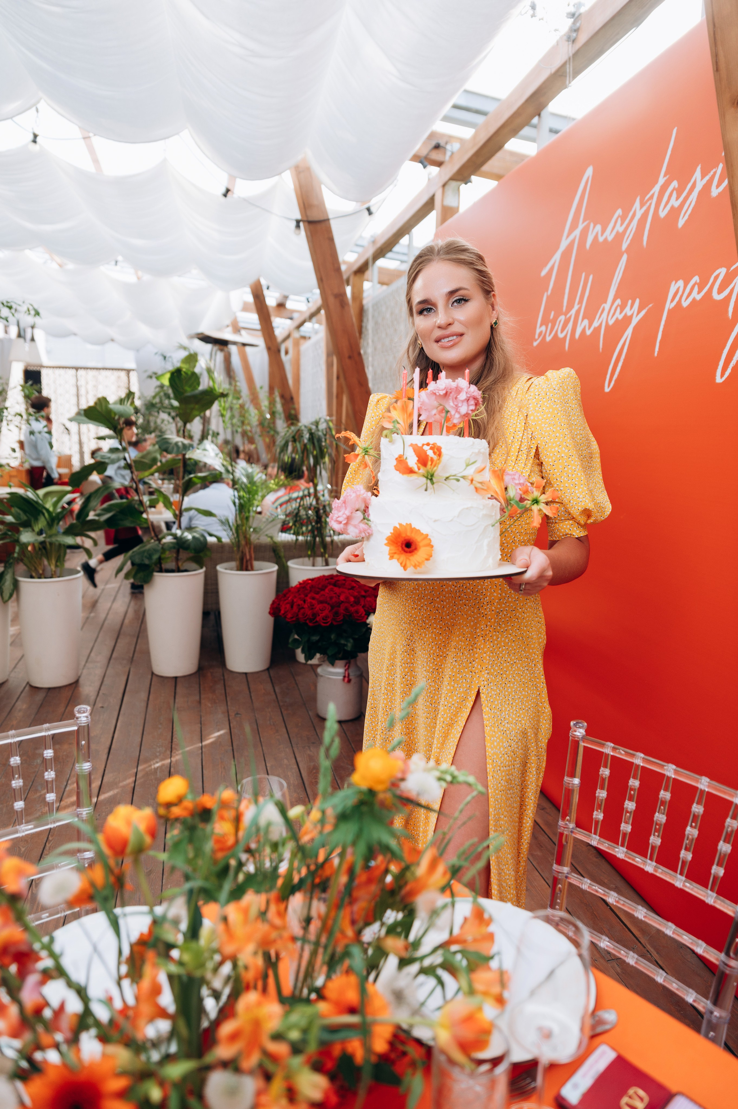 День рождения, ресторан. Фотограф в Новосибирске