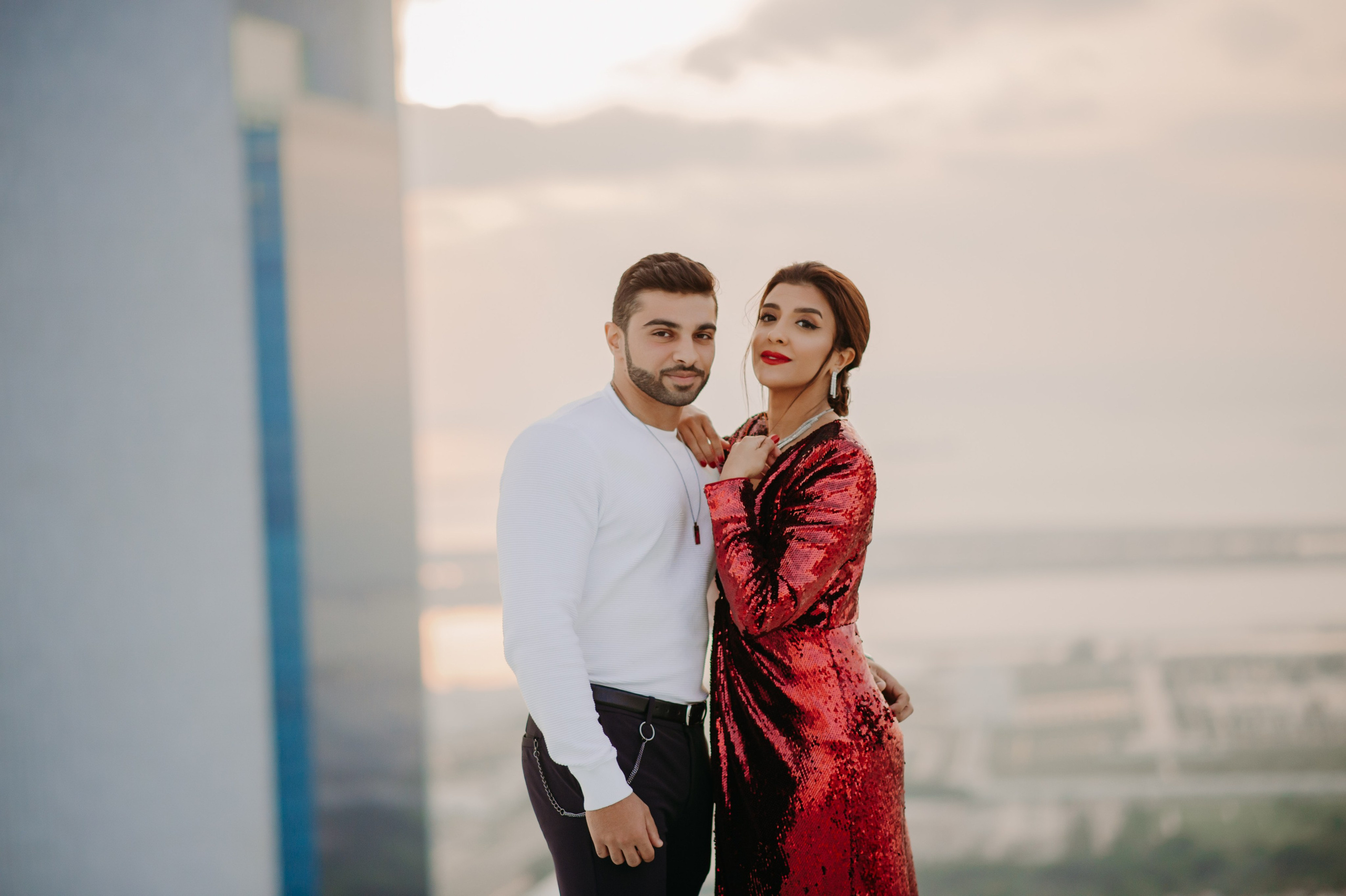 Love Story на высоте (Абу Даби). Фотограф в Москве и Санкт-Петербурге Дарина