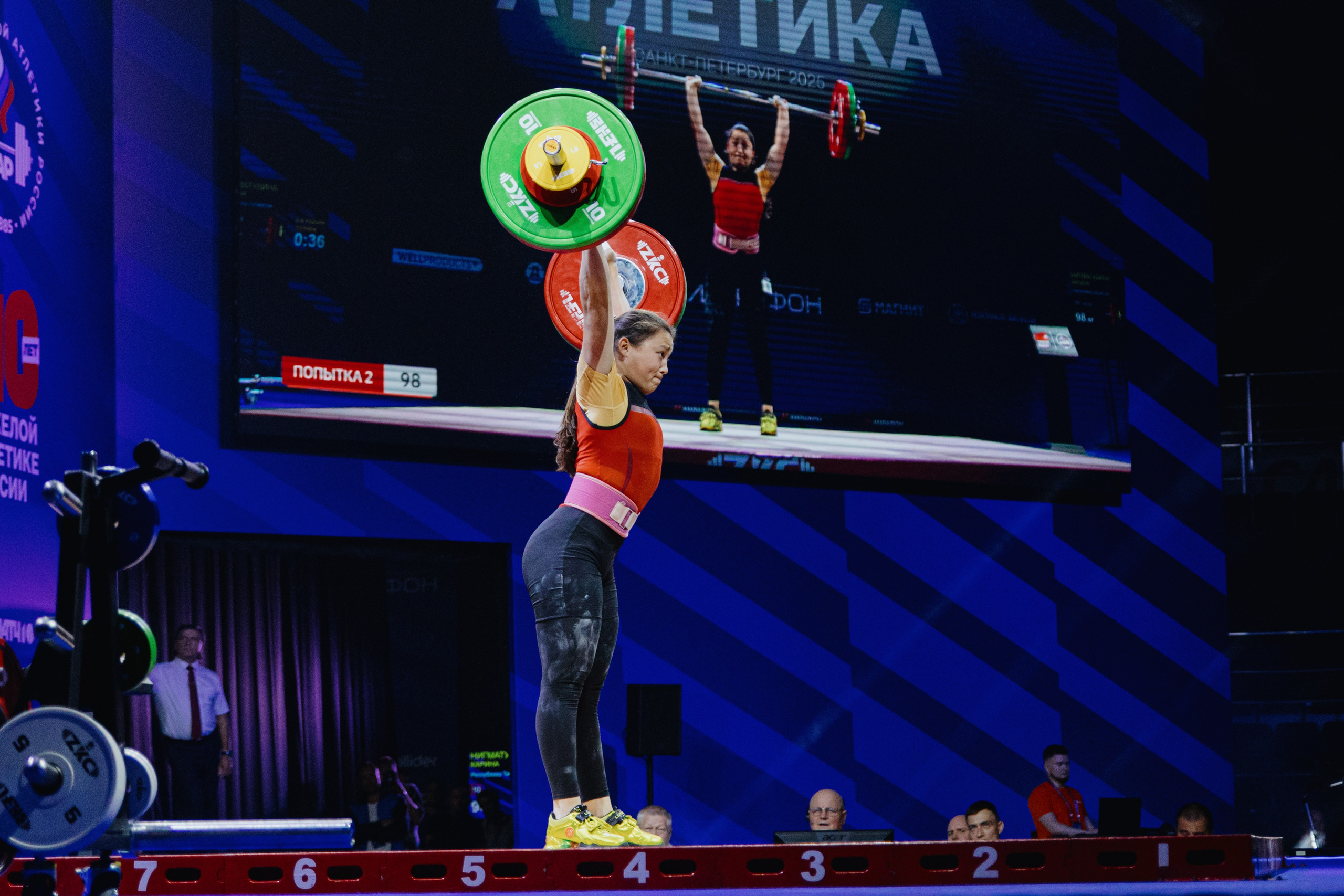 Чемпионат России по тяжелой атлетике 2025. Фотограф в Москве и Санкт-Петербурге Дарина