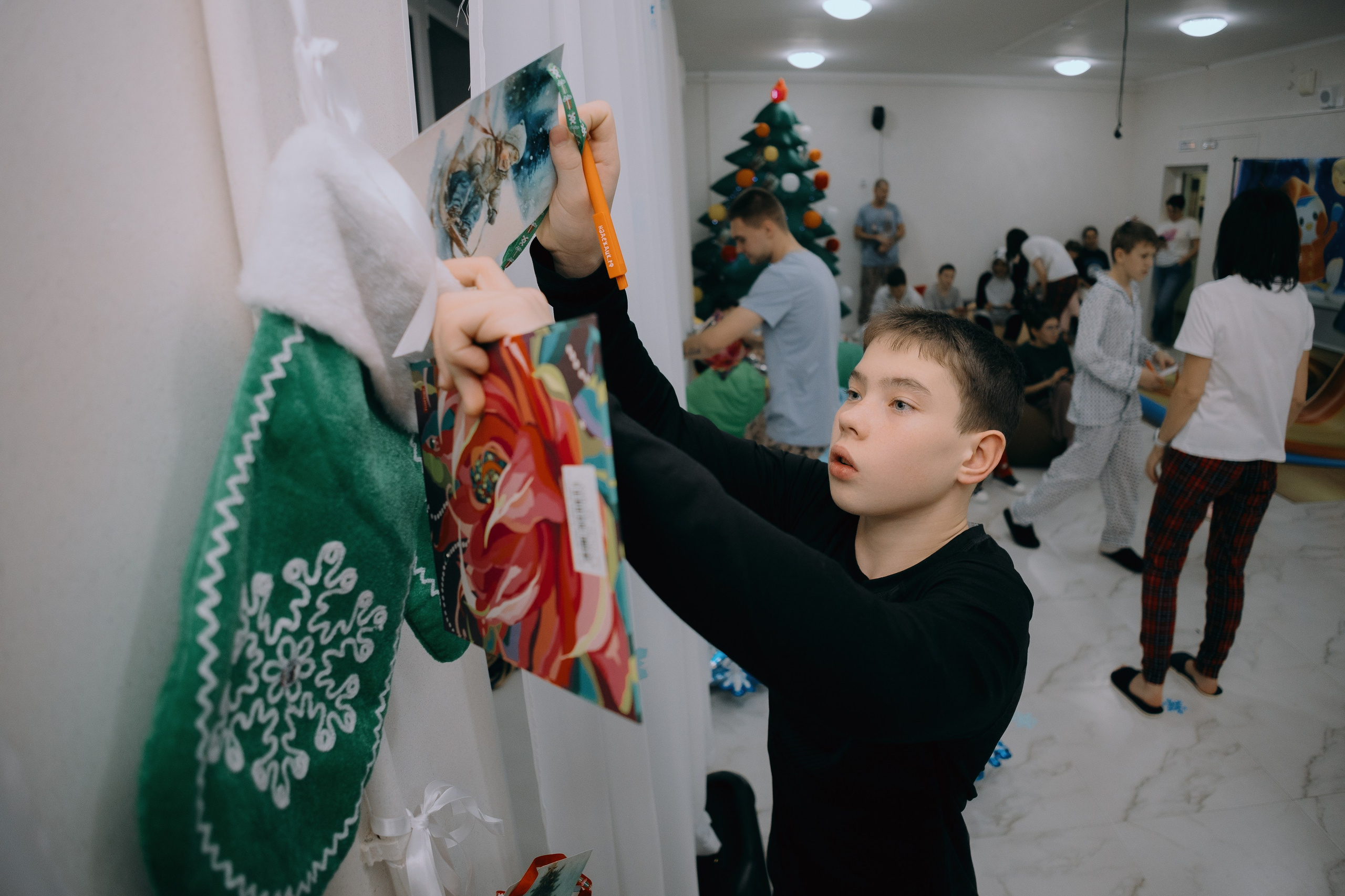 Пижамная вечеринка в школе-интернате № 5 // 27.12.2024. Денис Прохоров Фотограф в г. Магнитогорск