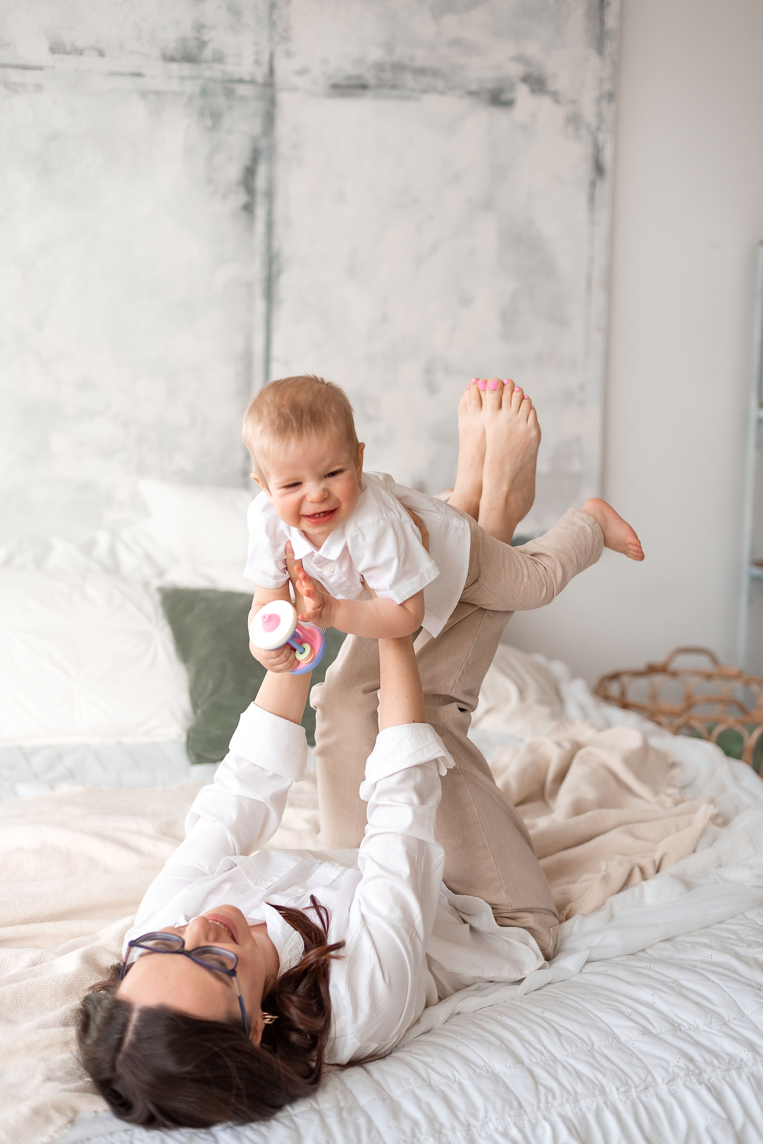 Даша и семья. Фотограф Юлия Кондратьева