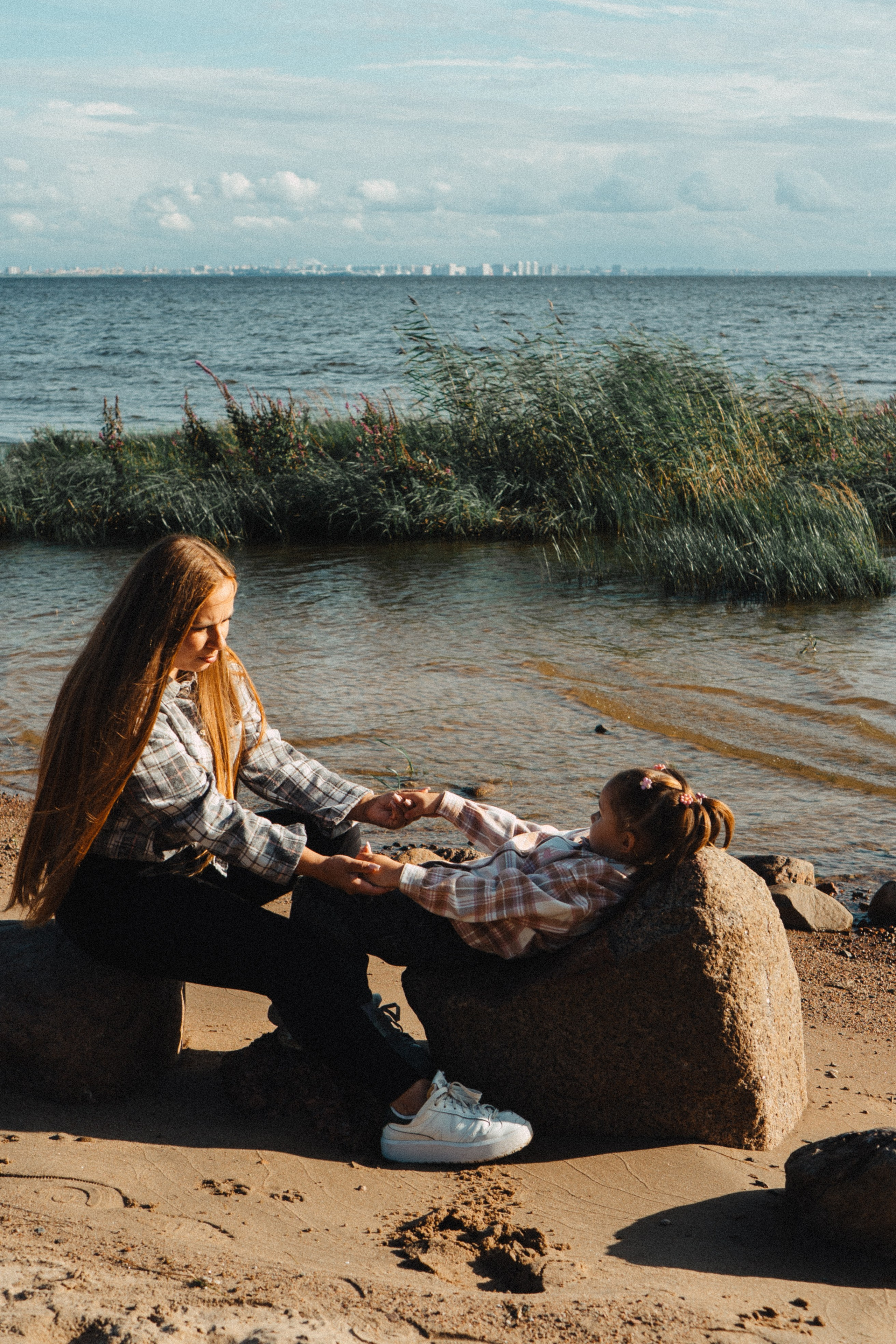 МАМА И ДОЧКА НА ФИНСКОМ ЗАЛИВЕ. Профессиональный фотограф, Санкт-Петербург — Виктория Богомолова