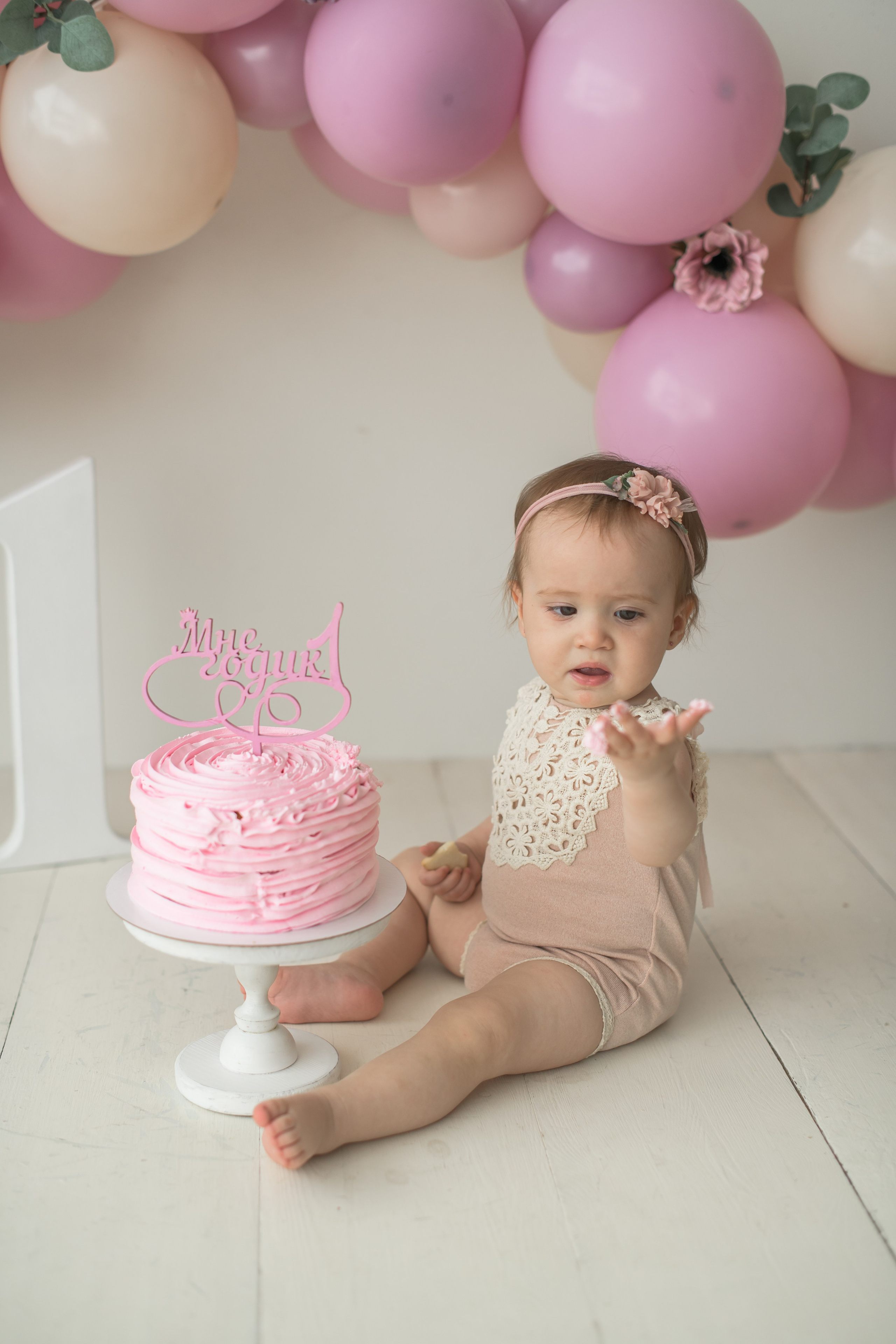 Первый годик. Детский и семейный фотограф Елена Новоселова в г. Владивосток