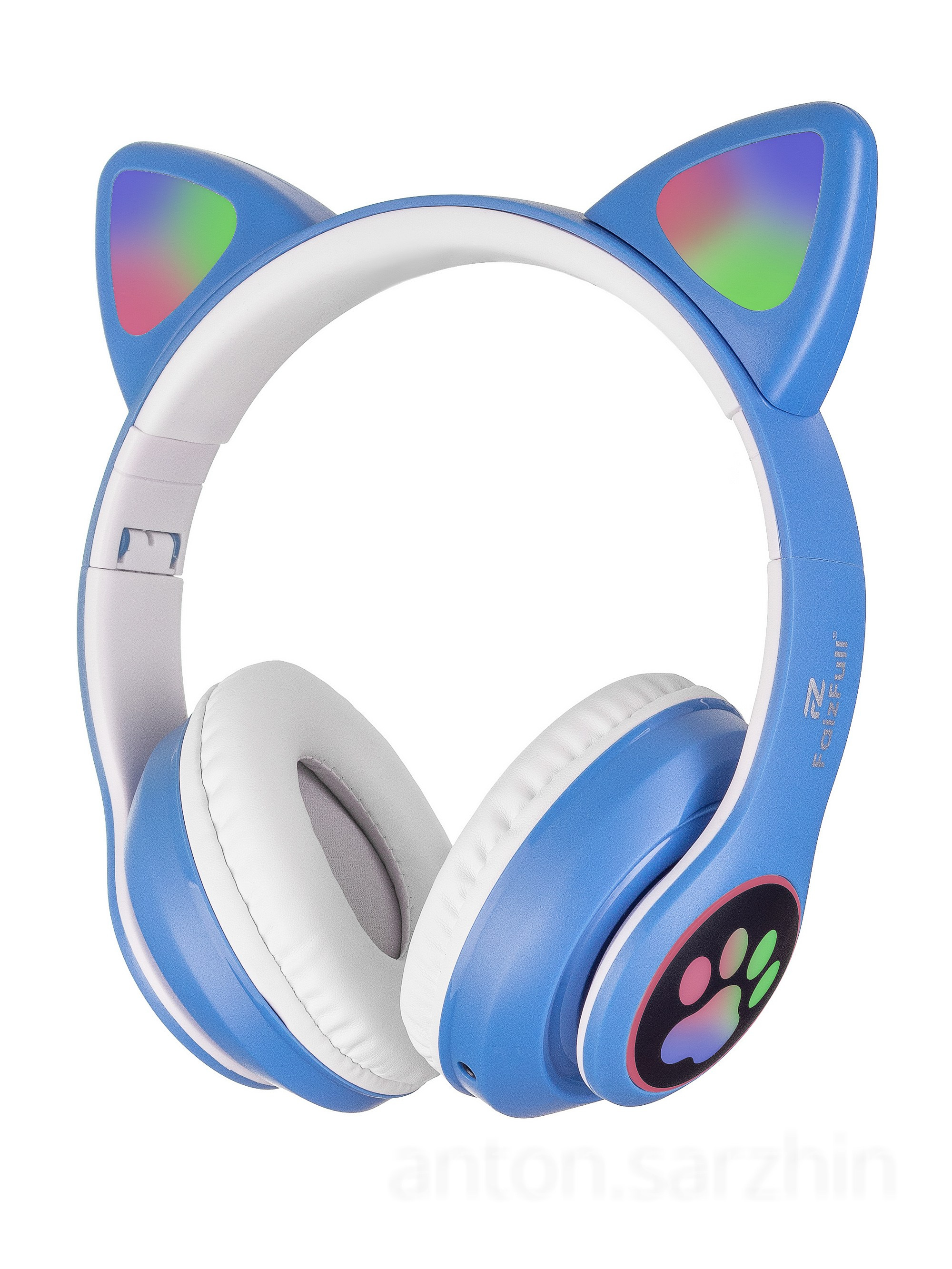 Предметная съемка наушники с дужкой и ушками