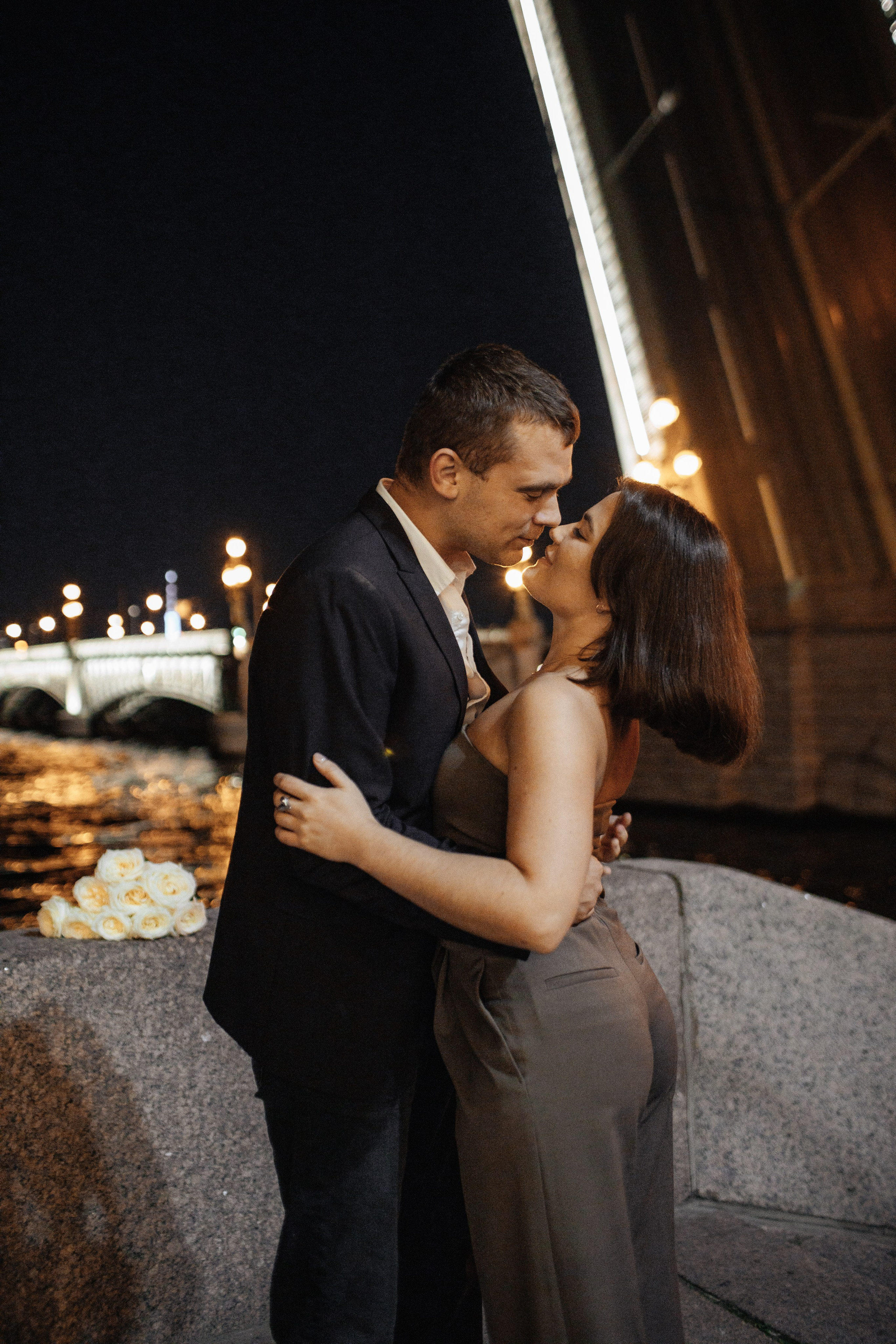 At night. Свадебный фотограф СПБ. Дарья