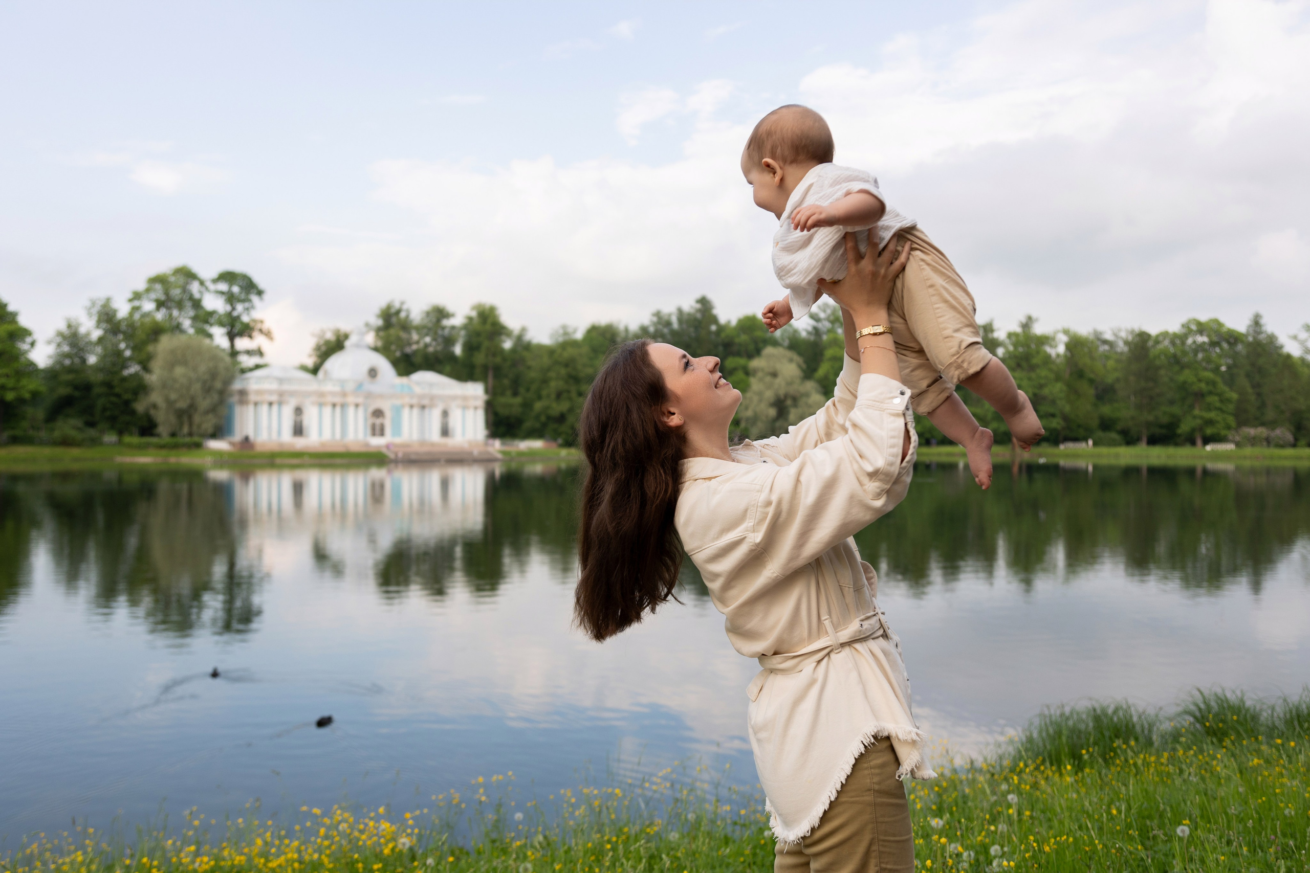 Семейная фотопрогулка в Пушкине. Семейный и свадебный фотограф в Санкт-Петербурге Татьяна Швыкова