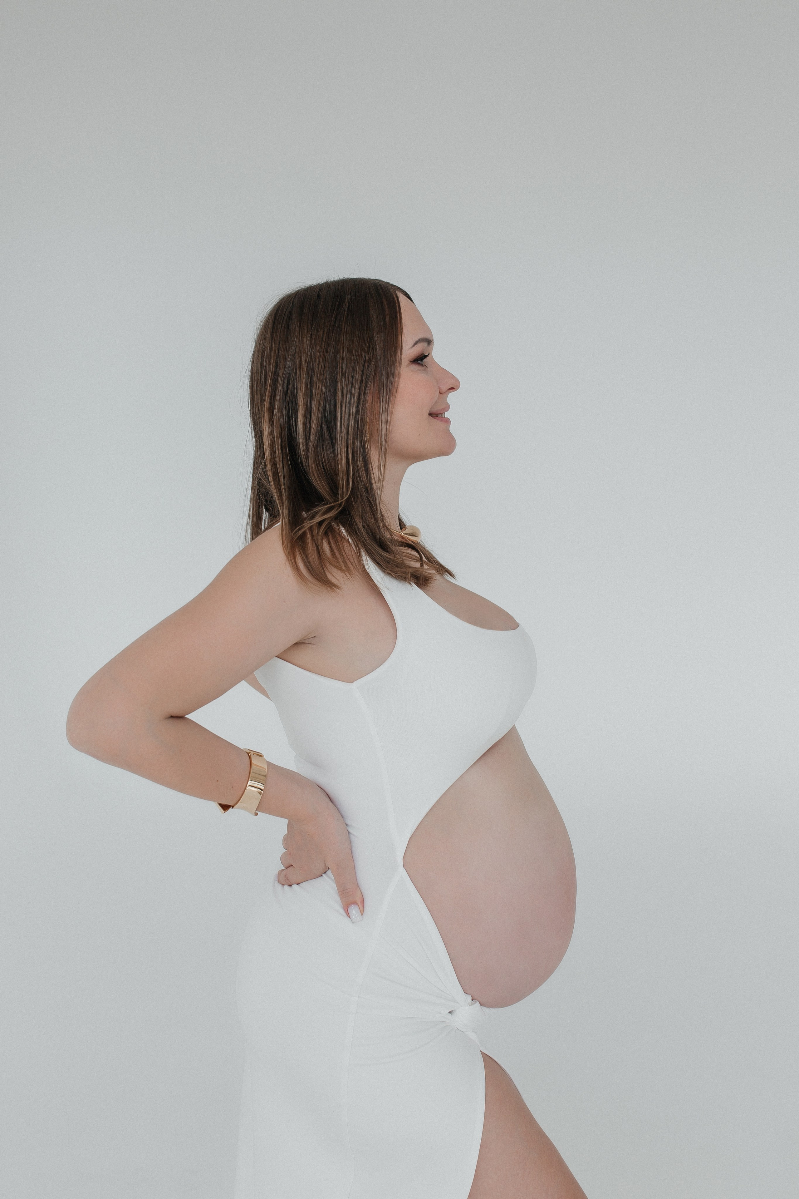 фотосессия в студии беременность