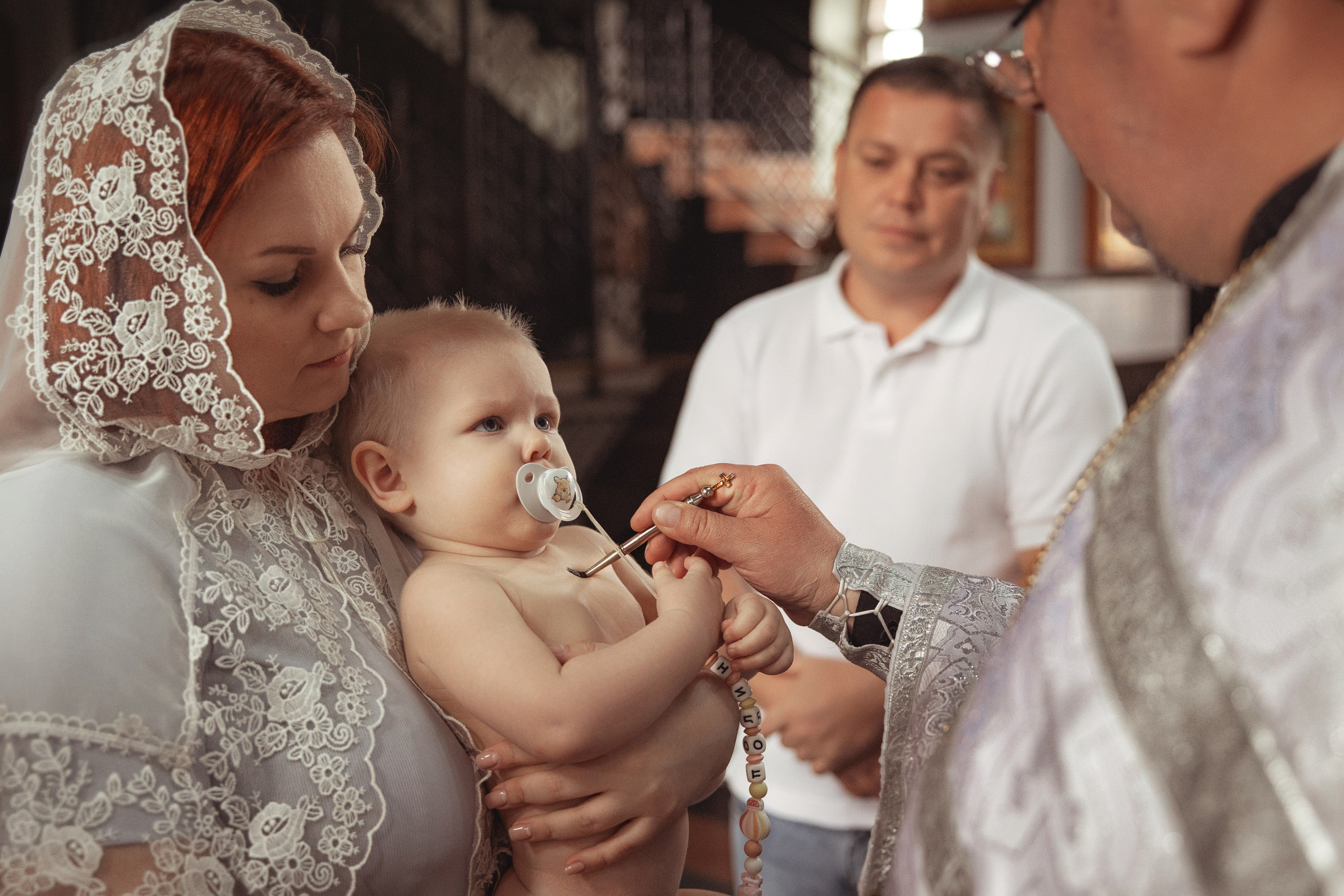 Таинство Крещения Полины. Храм А.Первозванного ст. Новотитаровская. Фотограф на Крещение и Венчание Краснодарский край — Гранкина Юлия