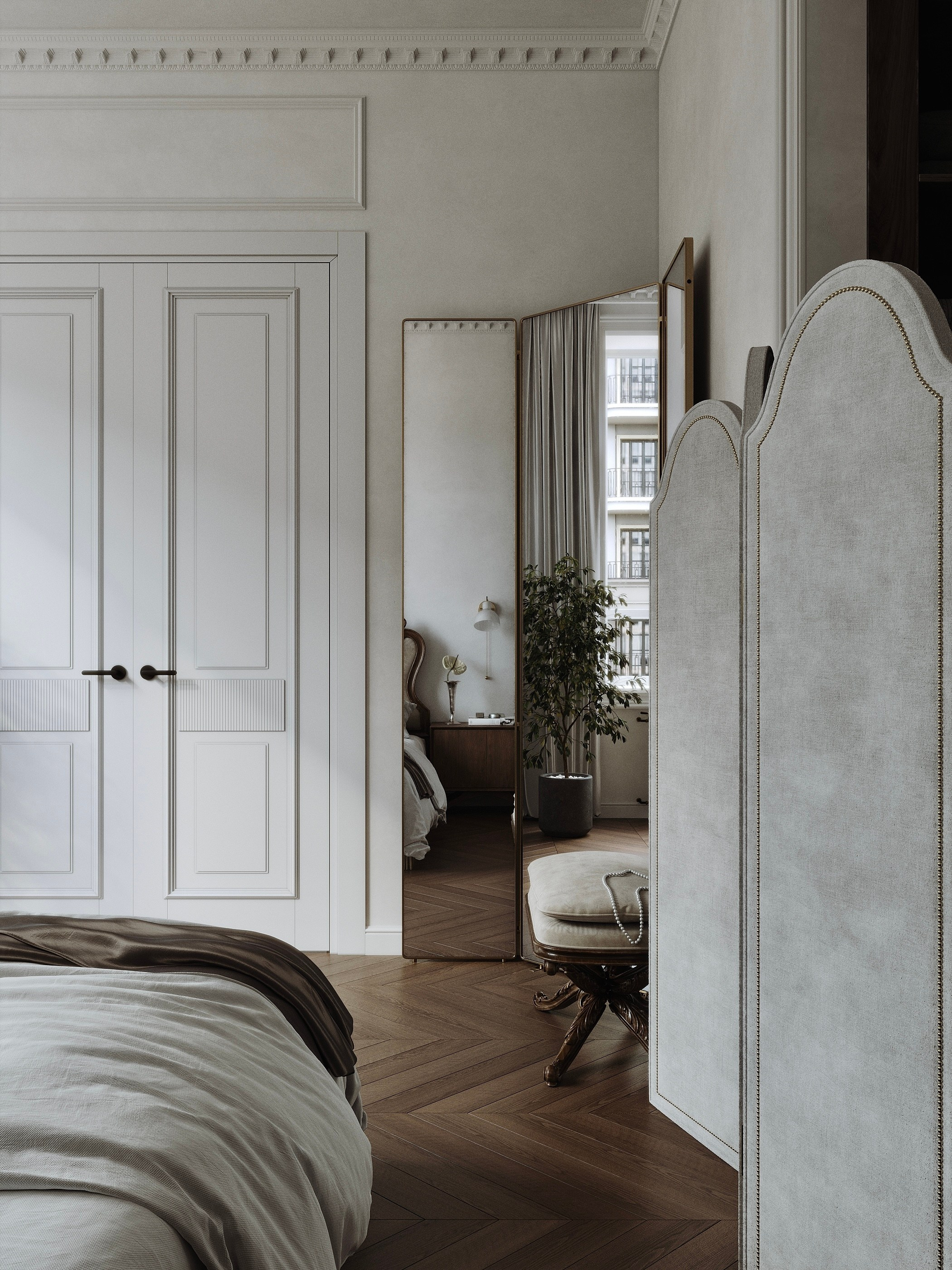 Спальня ЖК «Опера» г. Тюмень. 3d визуализатор Валерия Романова