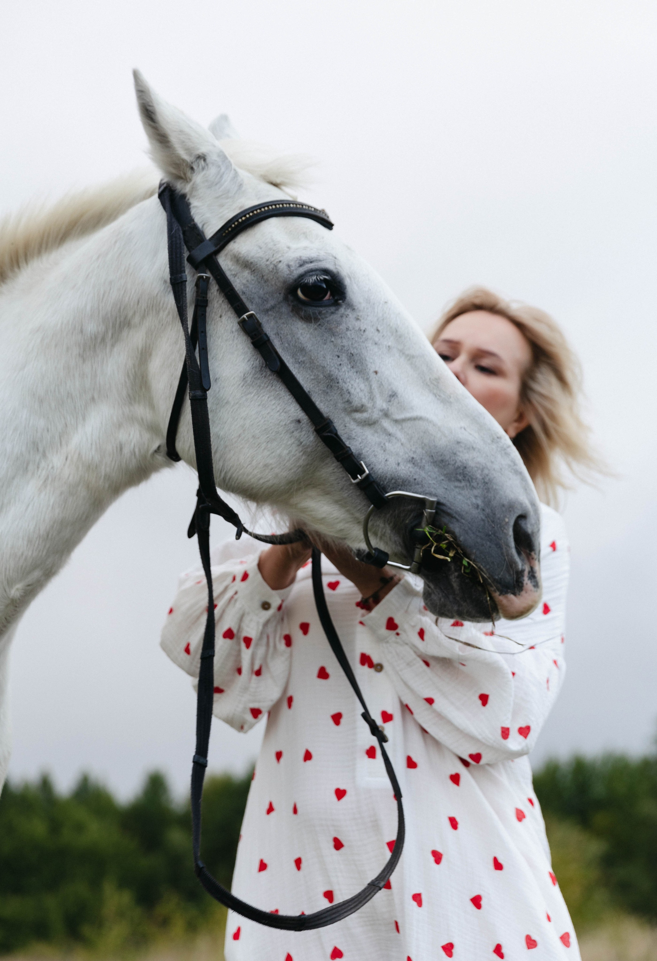 В поле с конём. Свадебный и семейный фотограф в Карелии