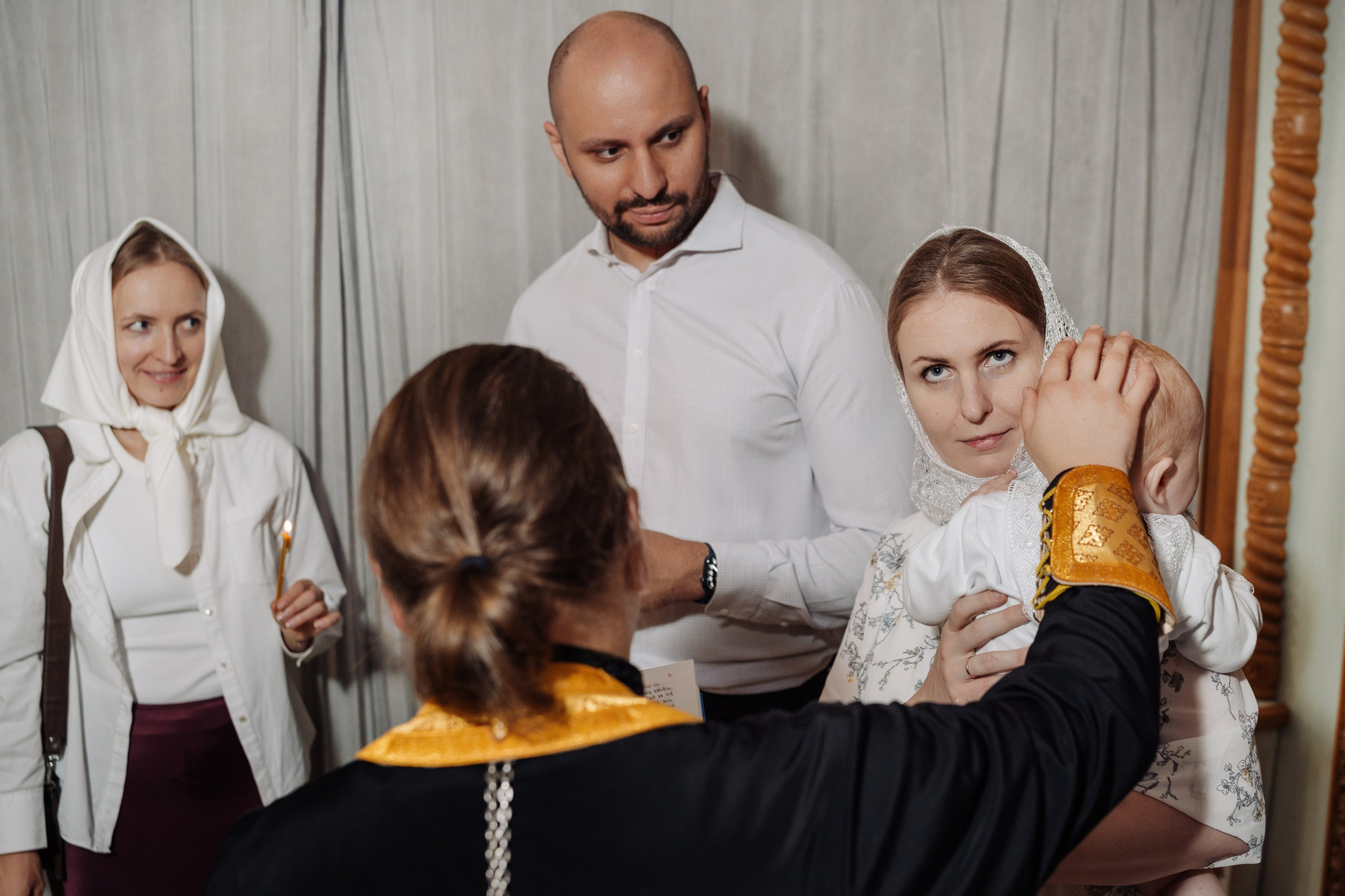 Таинство крещения. Свадебный и семейный фотограф Ксения Ржевская (Митрохина)