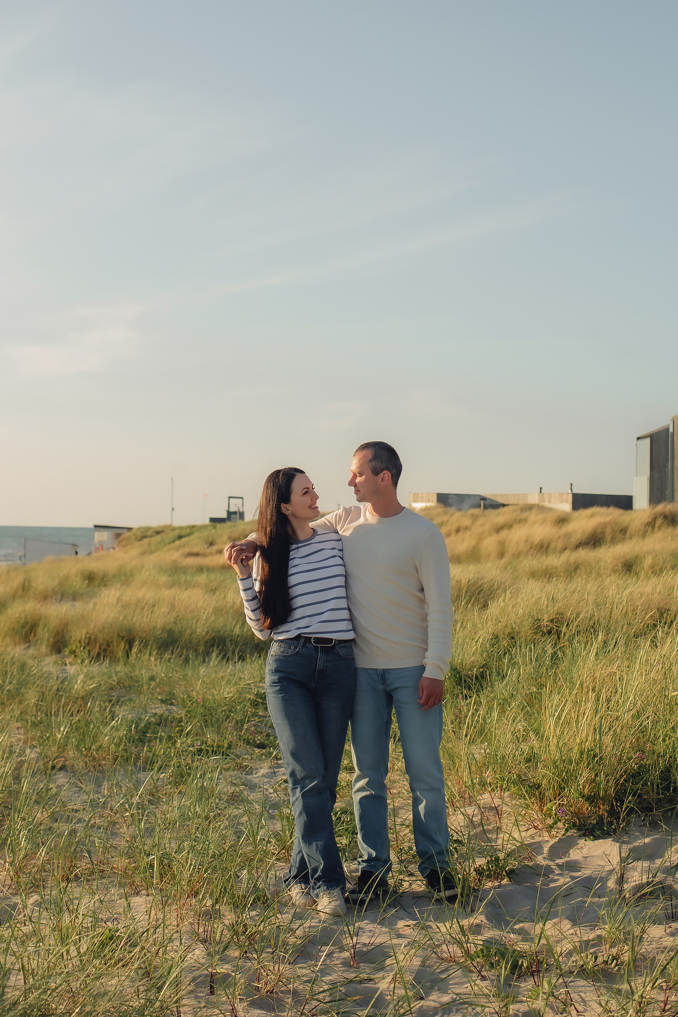 Павел и Татьяна. Закат в Янтарном. Фотограф в Калининграде Решетникова Алина