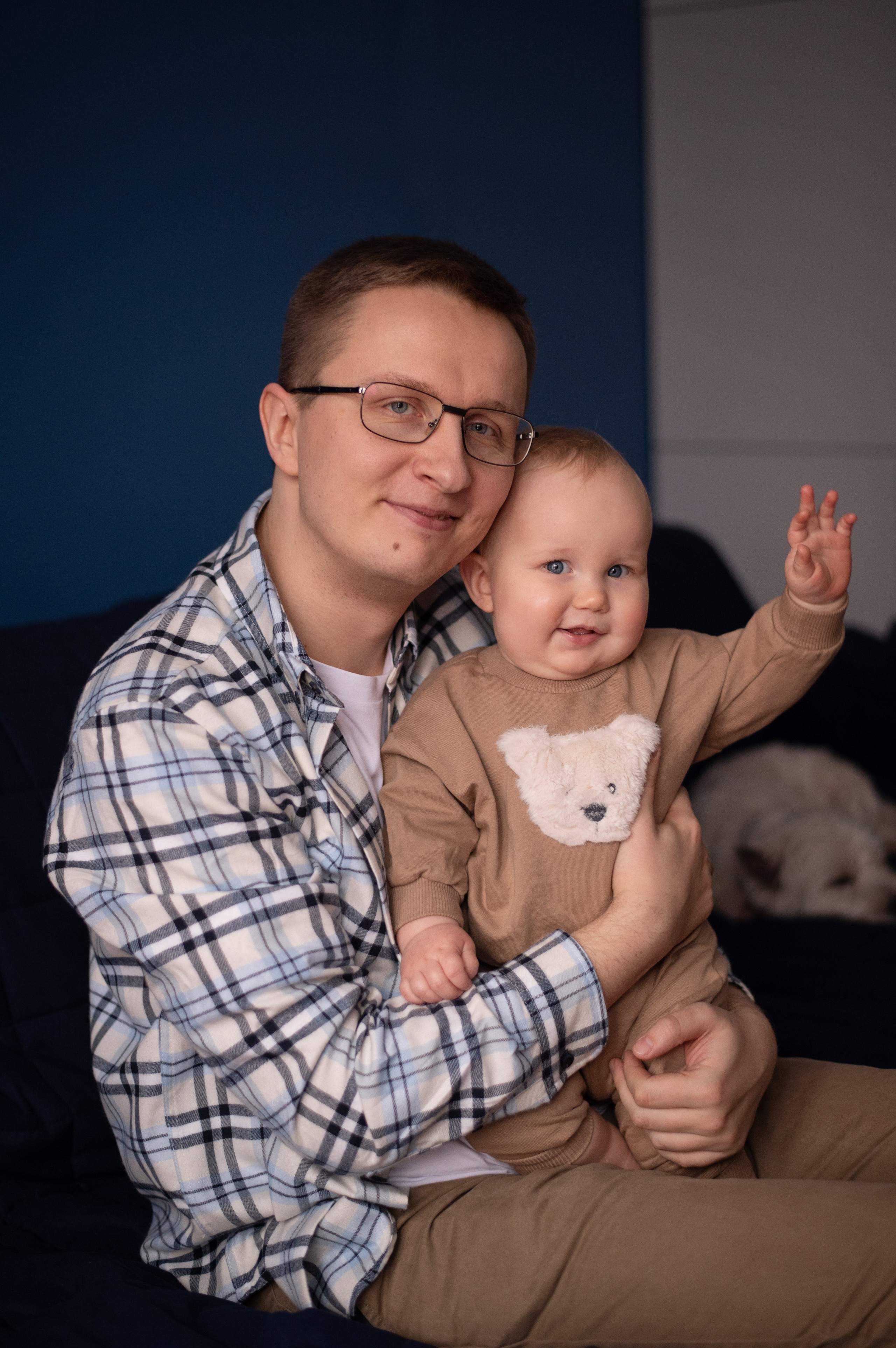 Семейная съёмка дома. Семейный и детский фотограф в Москве Анна Оськина